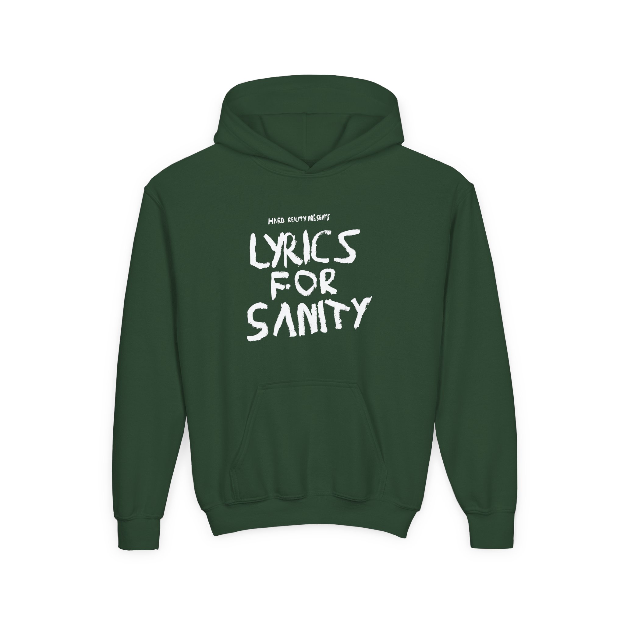 Songer Lyrics for Sanity Youth Heavy Blend Hooded Sweatshirt - Image 5