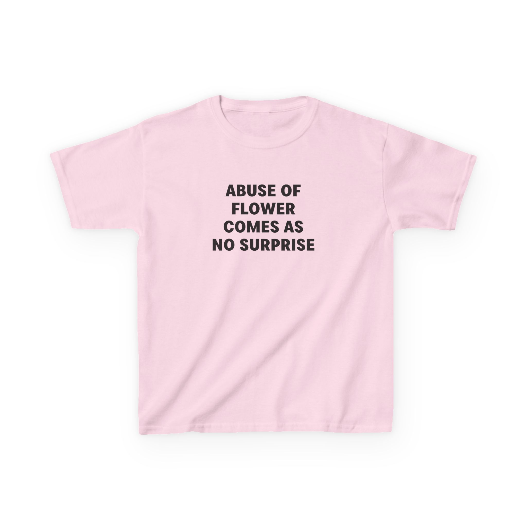 Jenny Holzer Abuse of Flower Comes as No Surprise Kids Heavy Cotton™ Tee - Image 15