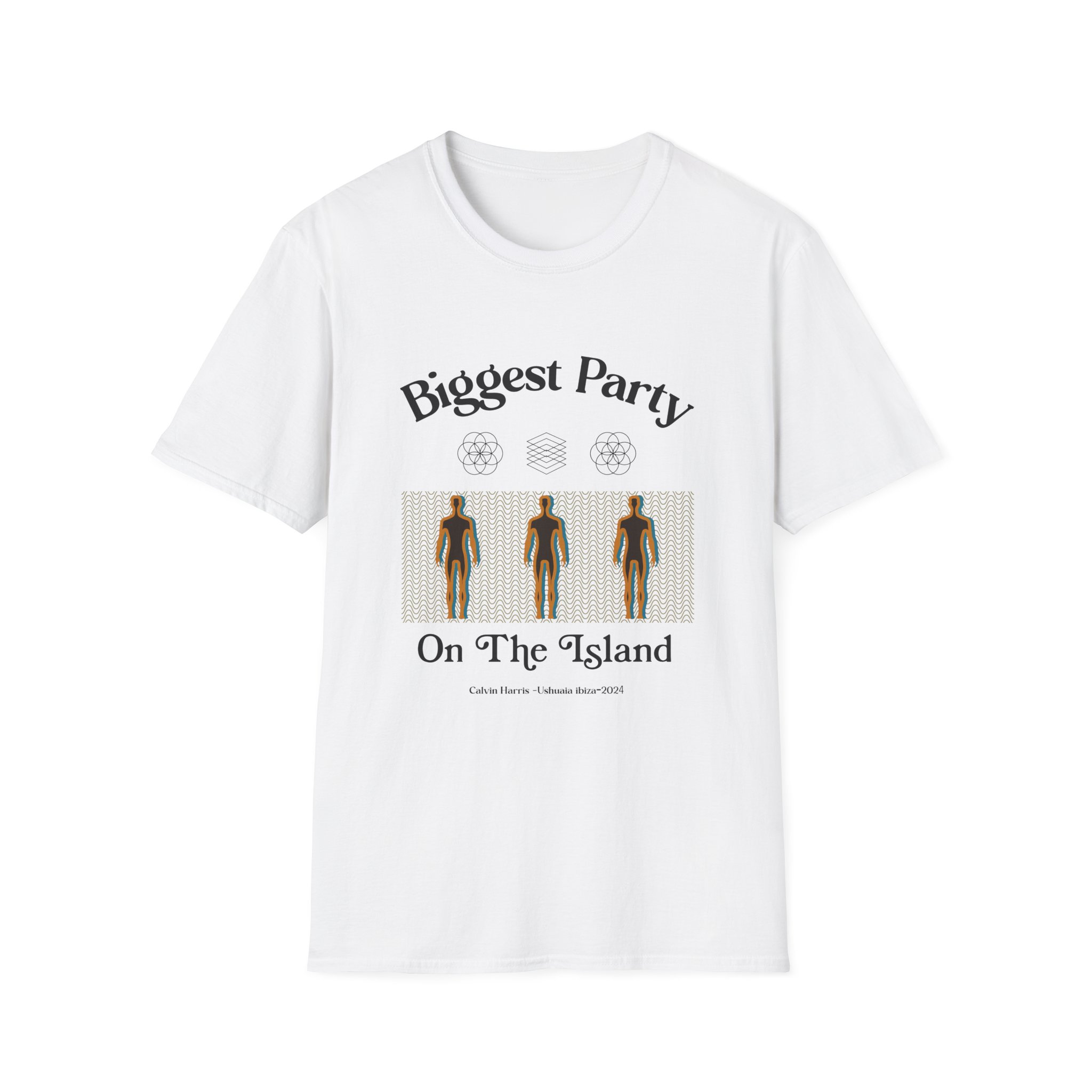 Calvin Harris Ushuaia Higher Island Party Unisex Softstyle T-Shirt