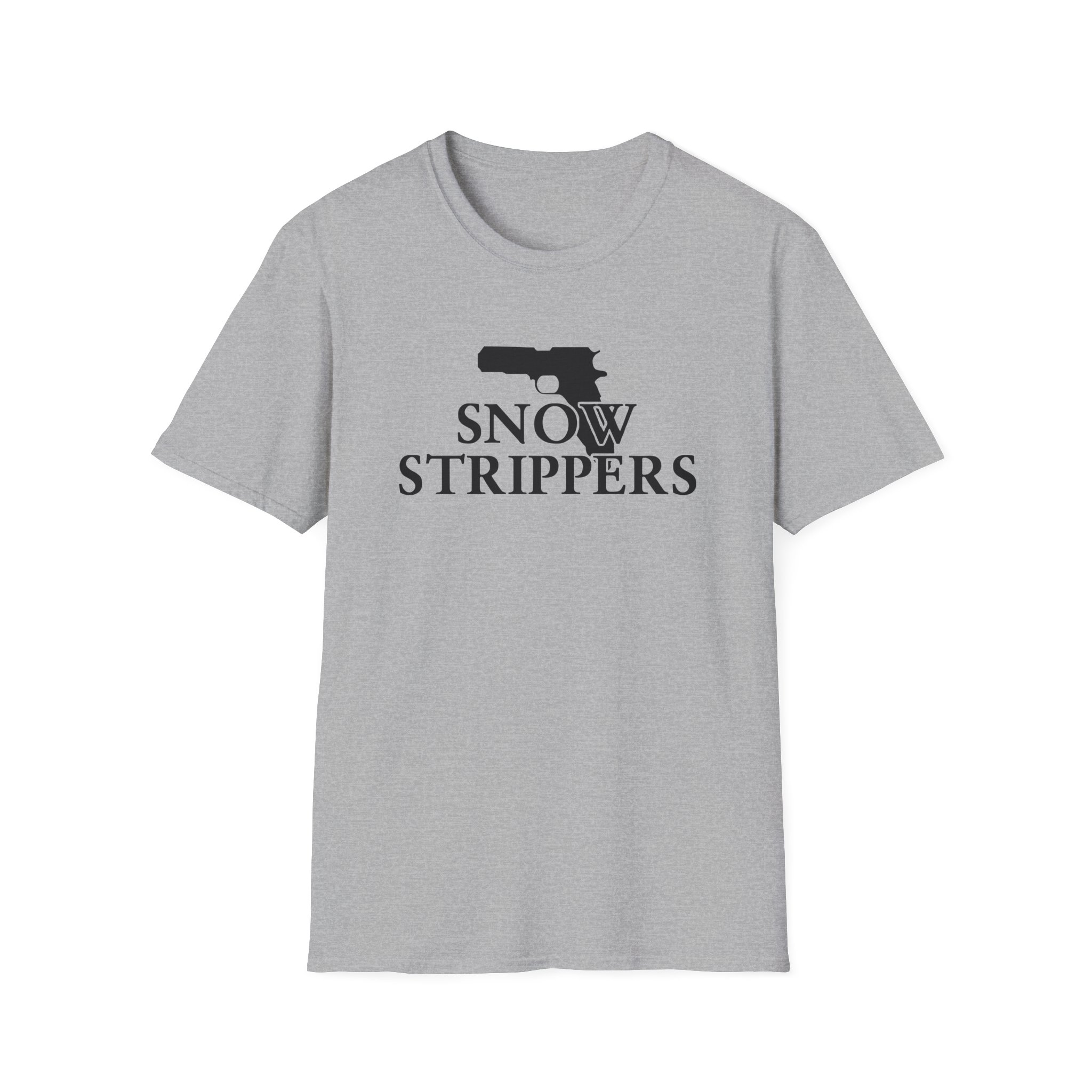 Snow Strippers Unisex Softstyle T-Shirt - Image 5