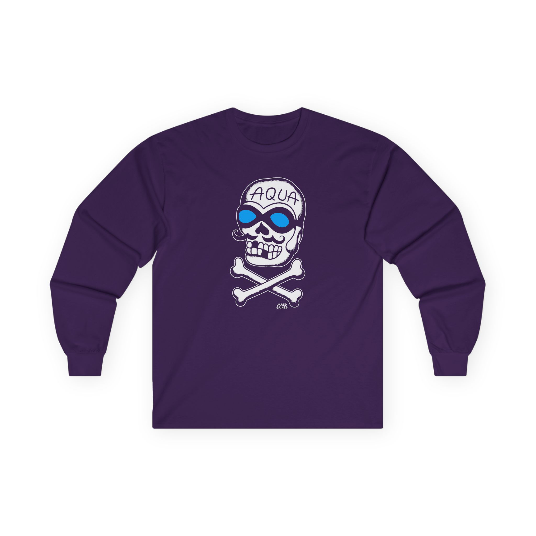 The Aquabats! * Jared Gaines AquaSkully! Unisex Ultra Cotton Long Sleeve Tee - Image 9