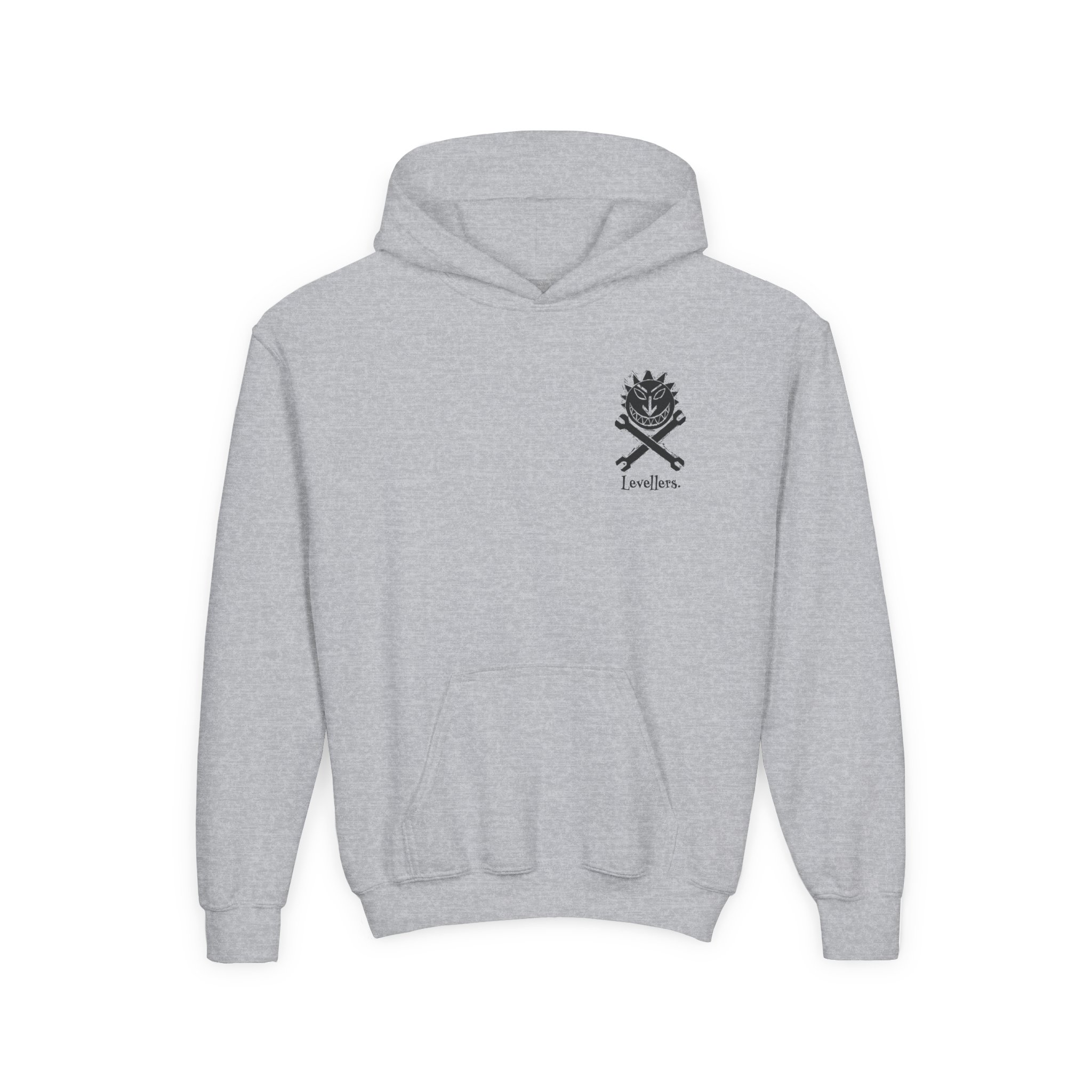 Levellers Sun & Spanners Youth Heavy Blend Hooded Sweatshirt - Image 3