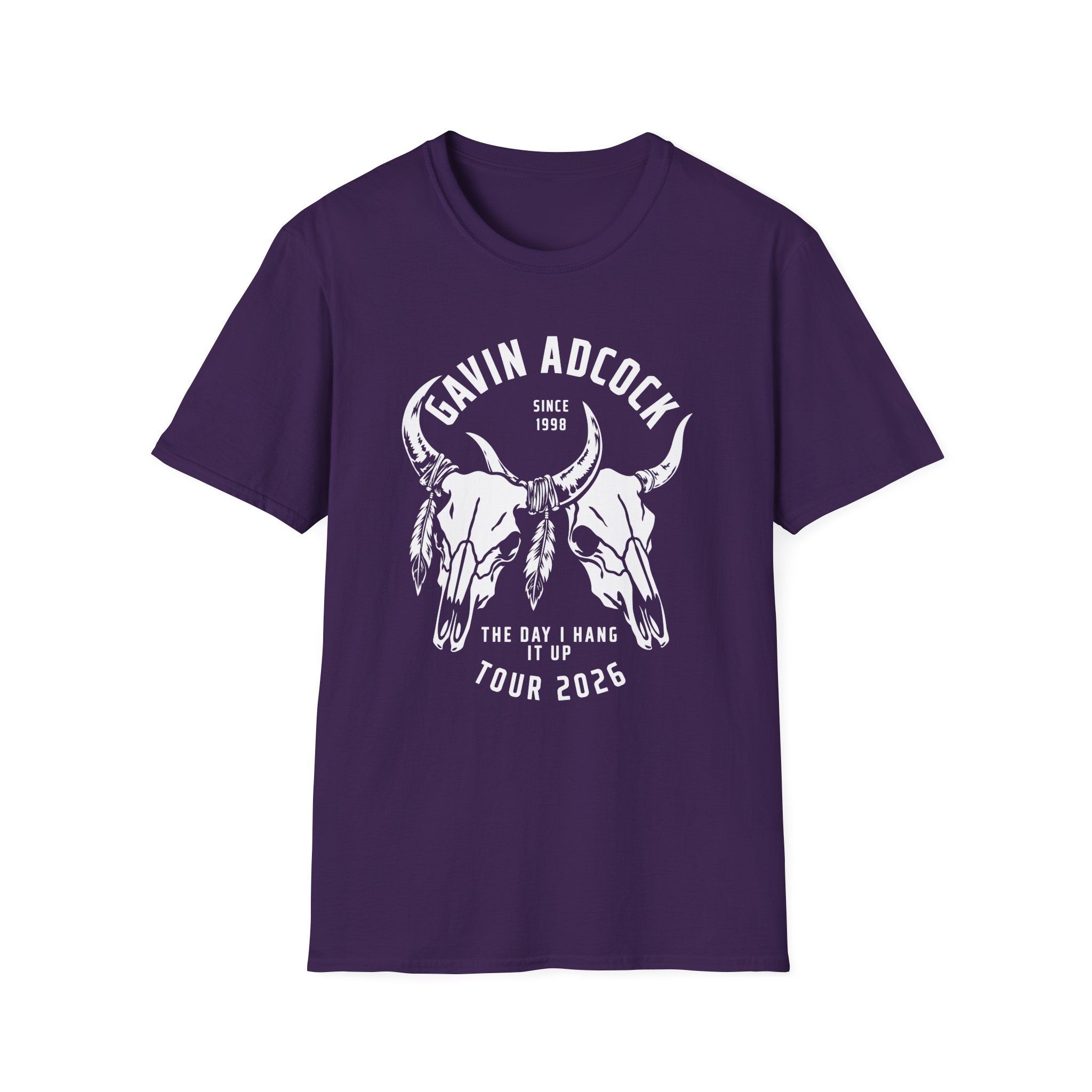Gavin Adcock Steerhead Unisex Softstyle T-Shirt - Image 21