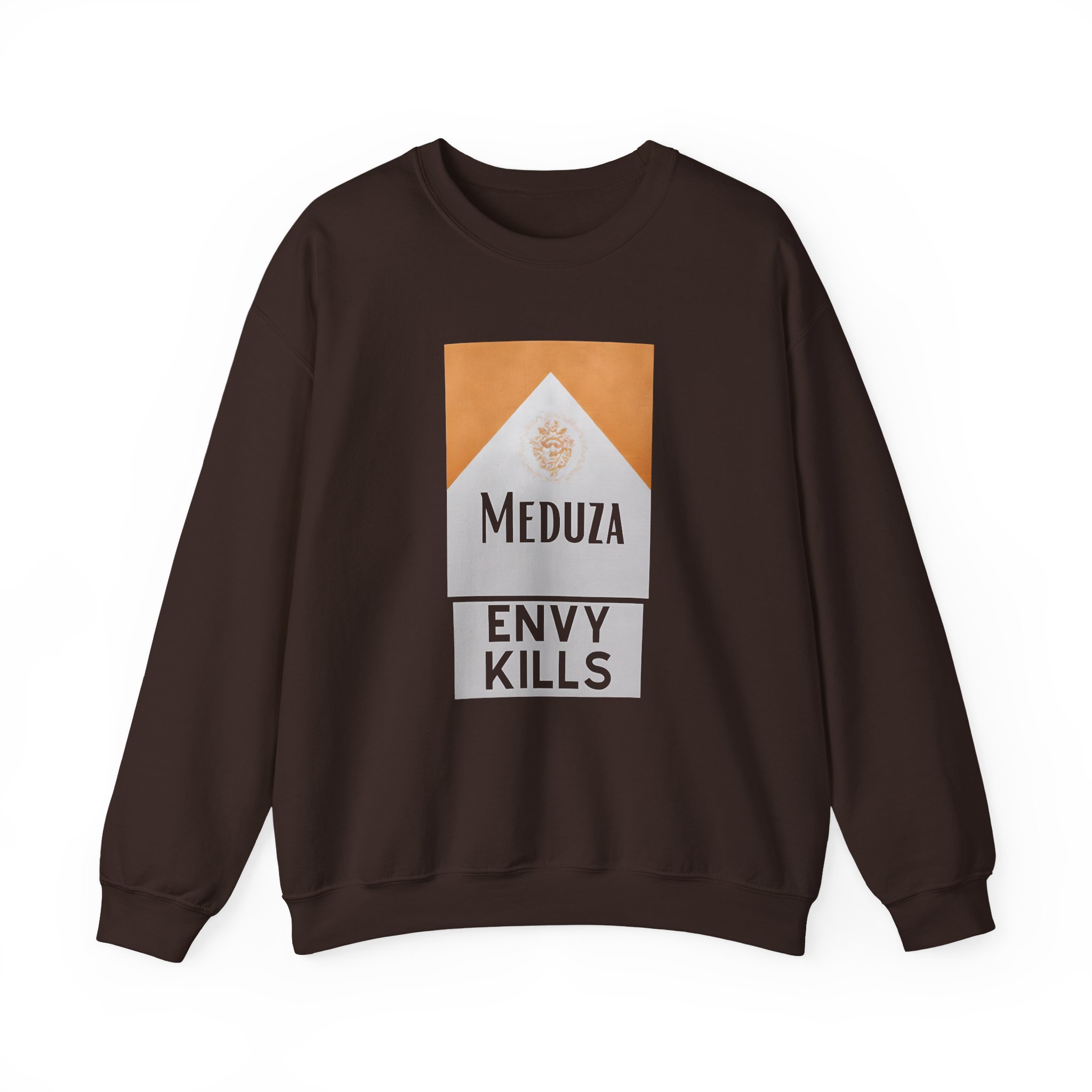 Meduza Envy Boxy Tie-dyed Unisex Heavy Blend™ Crewneck Sweatshirt - Image 5