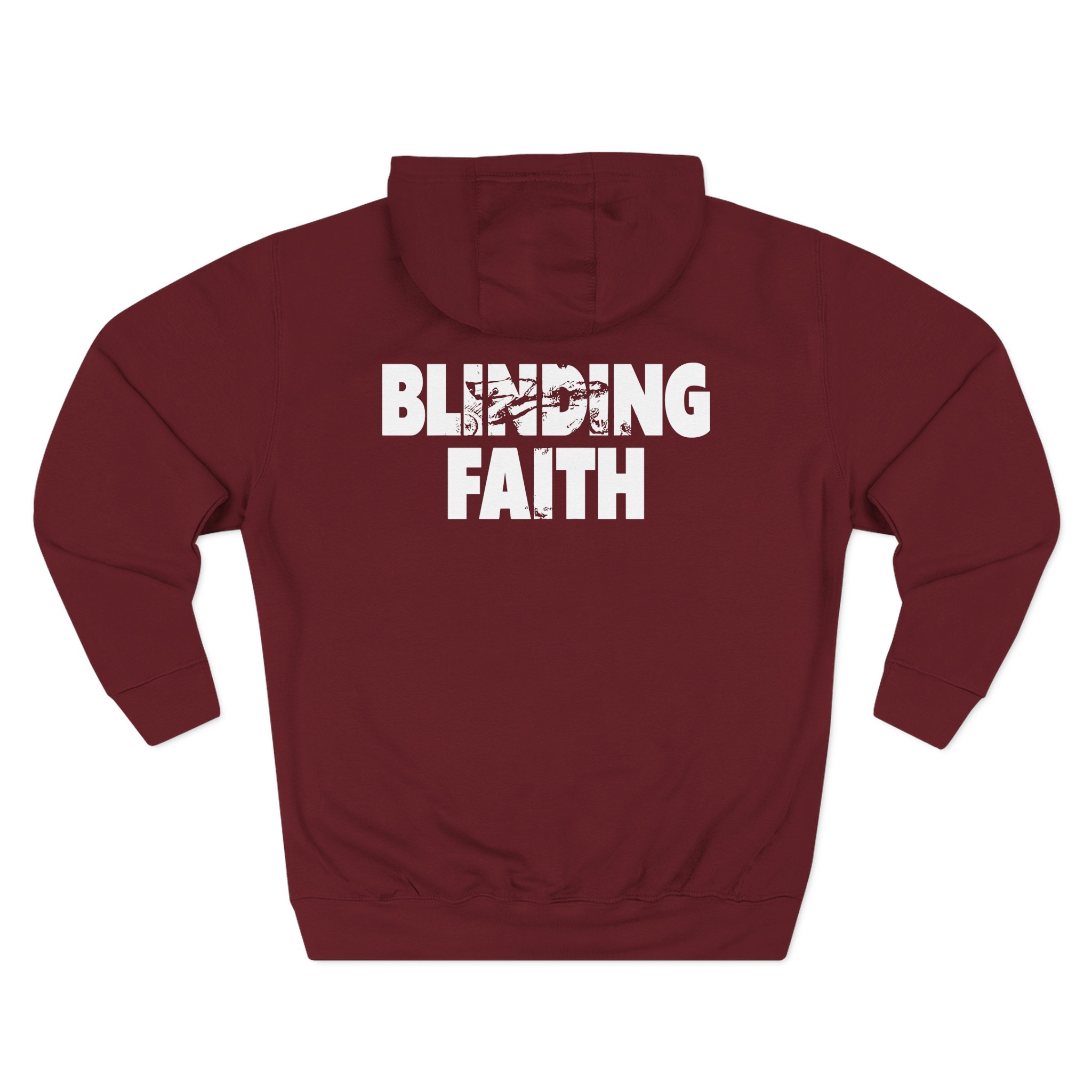 Knocked Loose Blinding Faith Royal Three-Panel Fleece Hoodie - Image 10