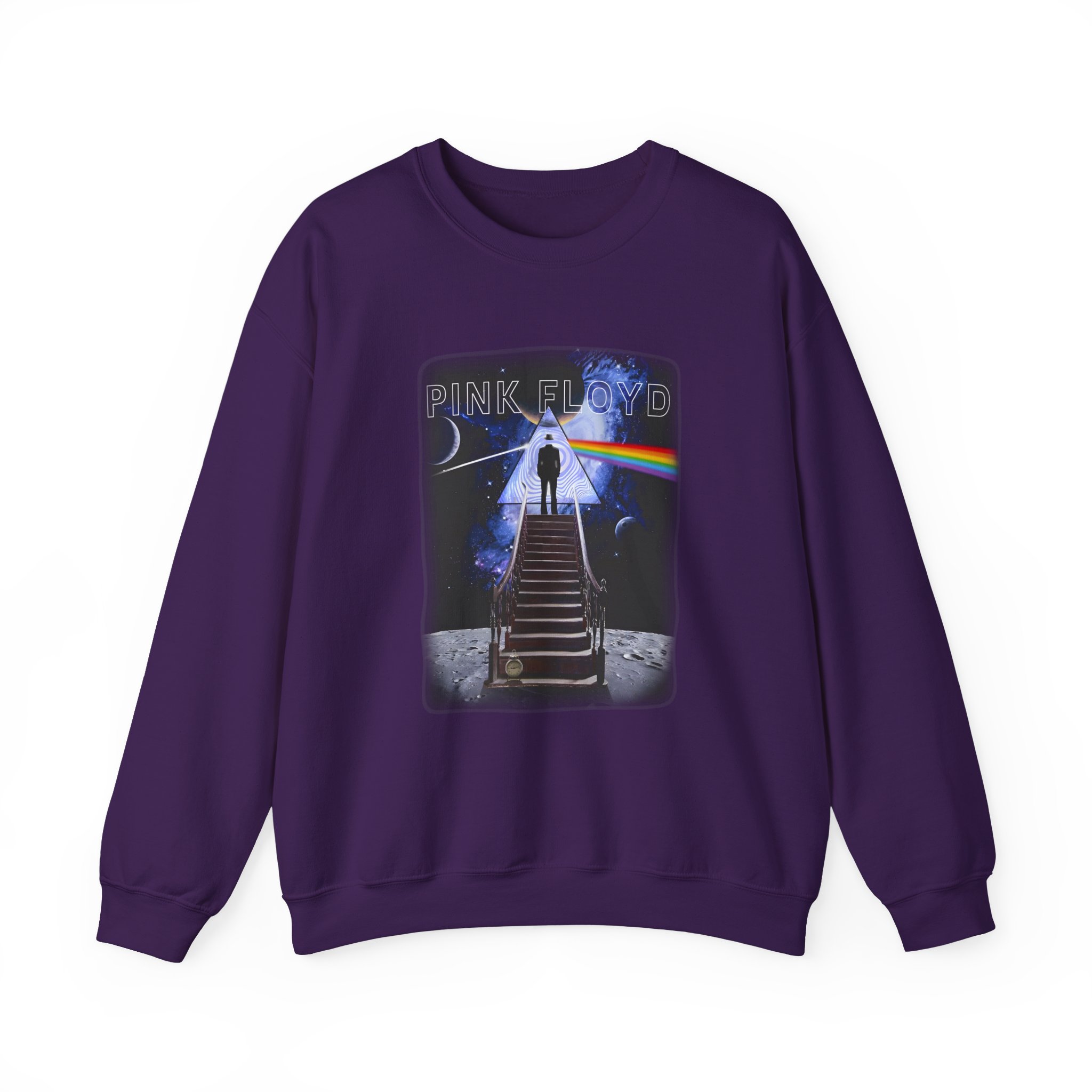 Pink Floyd Stairway to the Moon Unisex Heavy Blend™ Crewneck Sweatshirt - Image 9