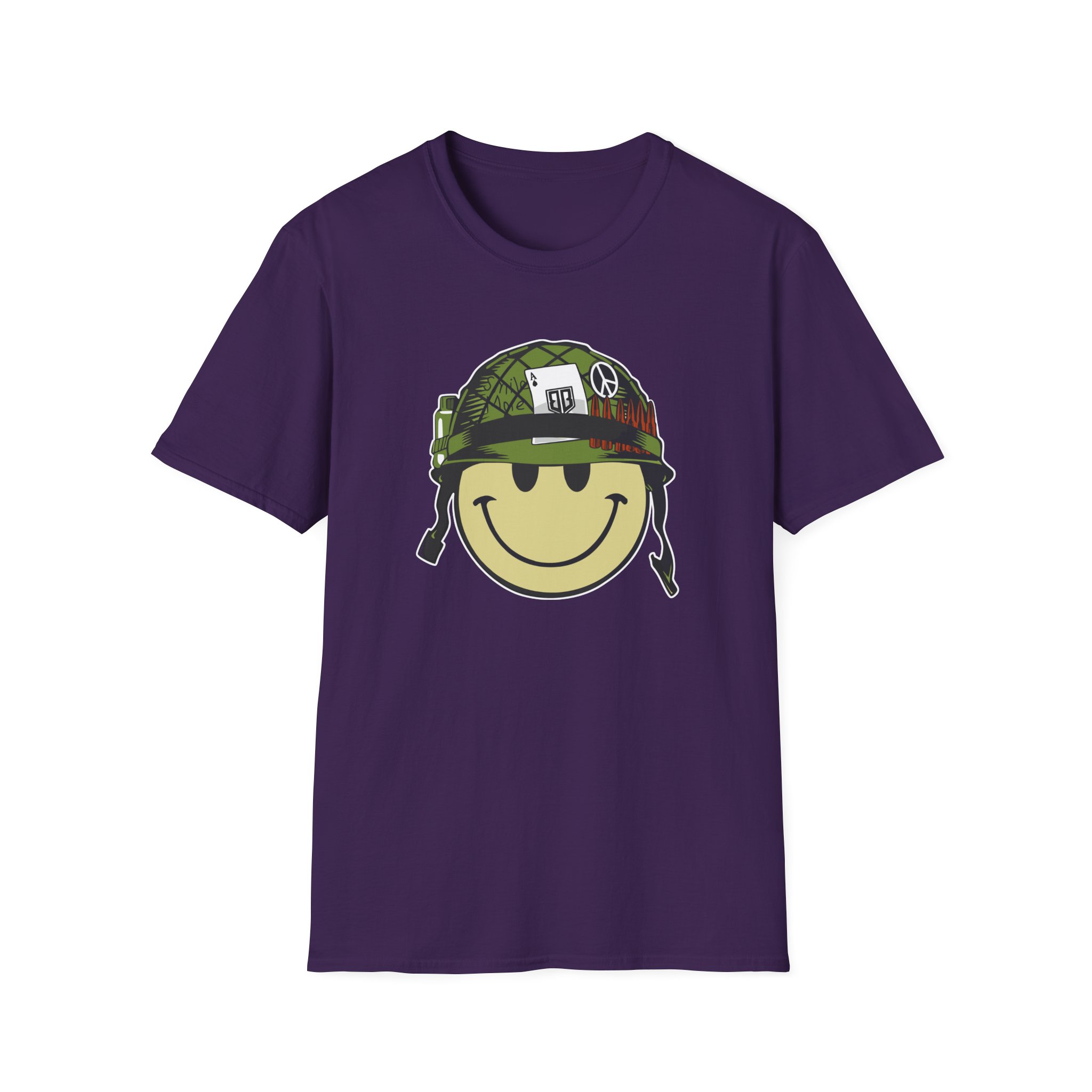 Roman Atwood Smiley Unisex Softstyle T-Shirt - Image 23