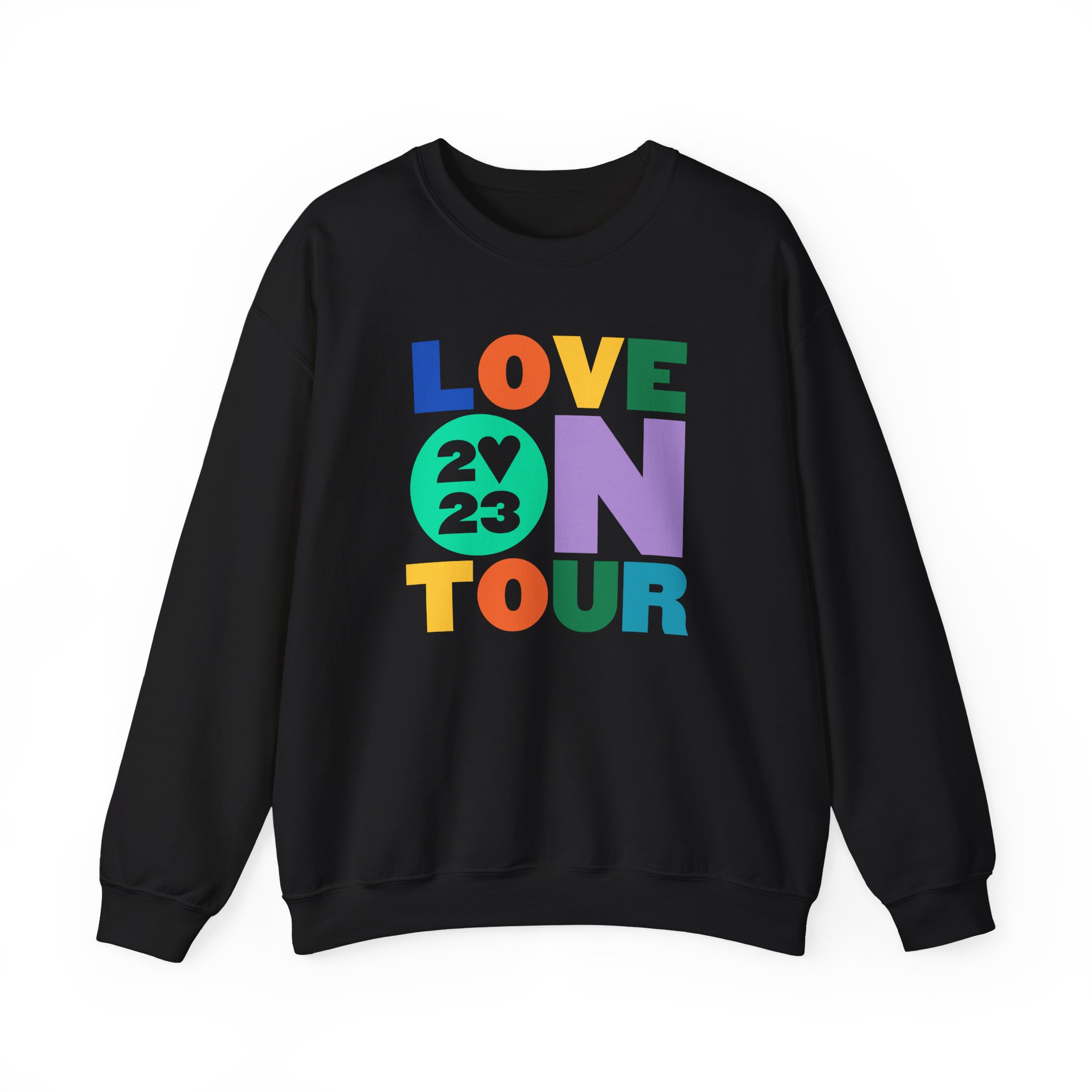 Love on Tour 2023 Unisex Heavy Blend™ Crewneck Sweatshirt