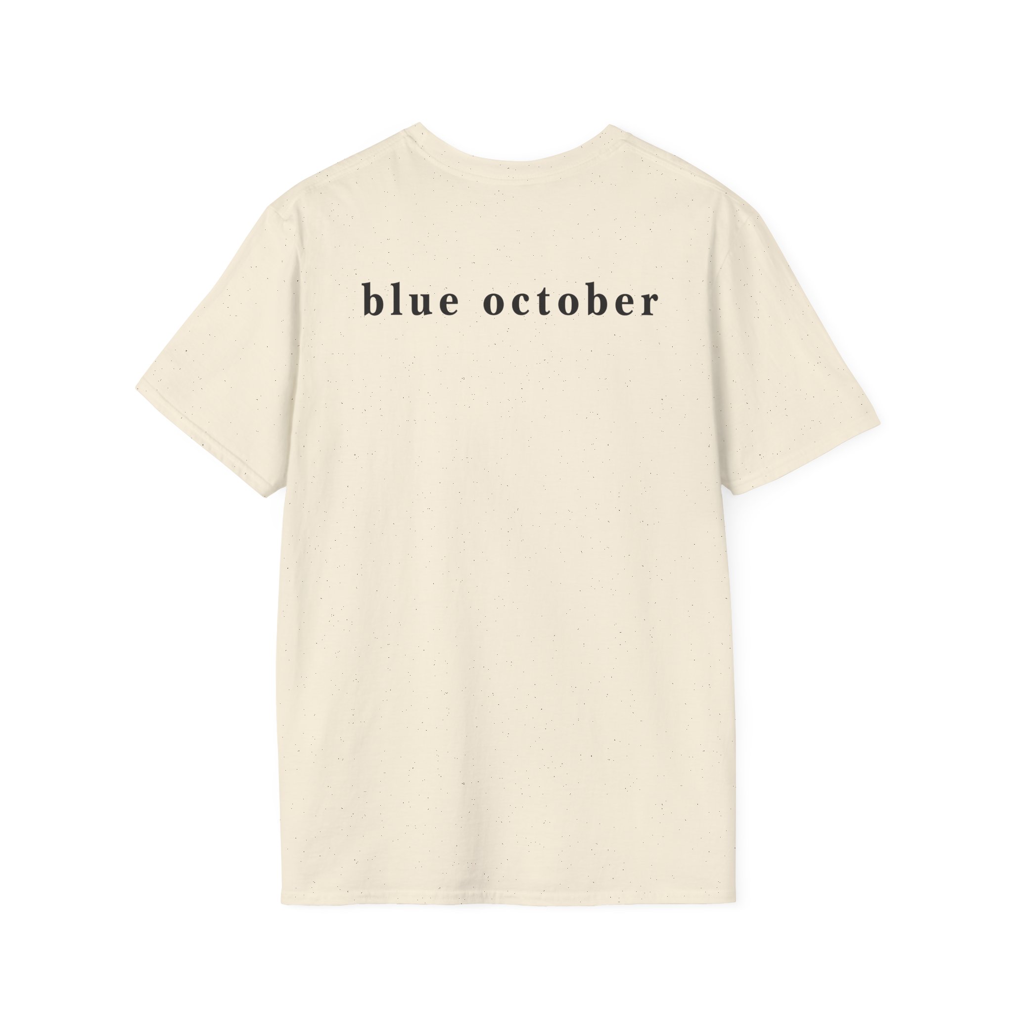 Blue October Big Rose Unisex Softstyle T-Shirt - Image 8