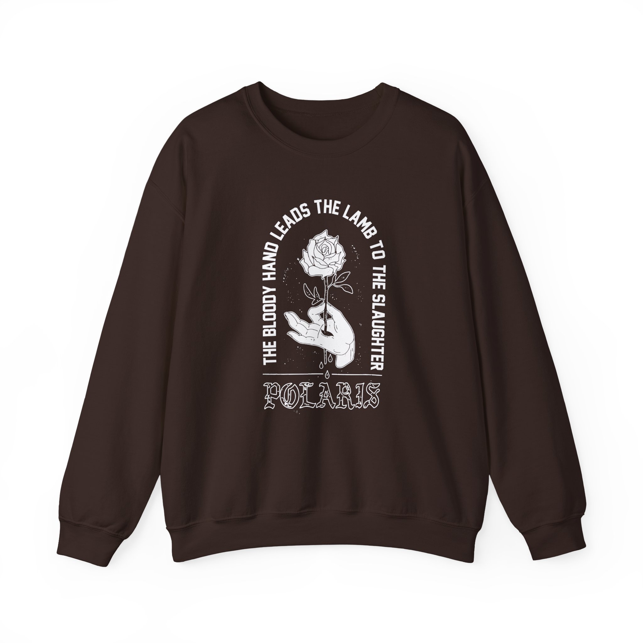 Polaris Bloody Hand Unisex Heavy Blend™ Crewneck Sweatshirt - Image 5