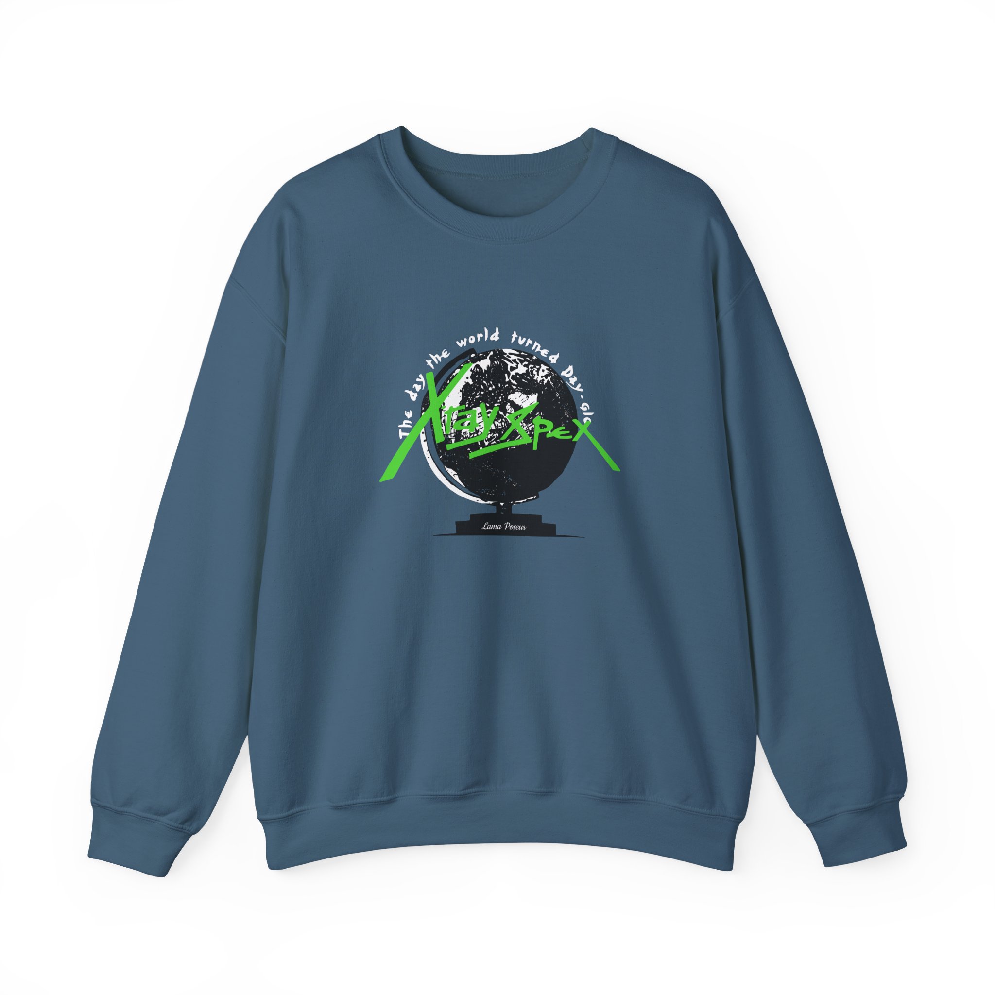 X-ray Spex Day-Glo Globe Unisex Heavy Blend™ Crewneck Sweatshirt - Image 11