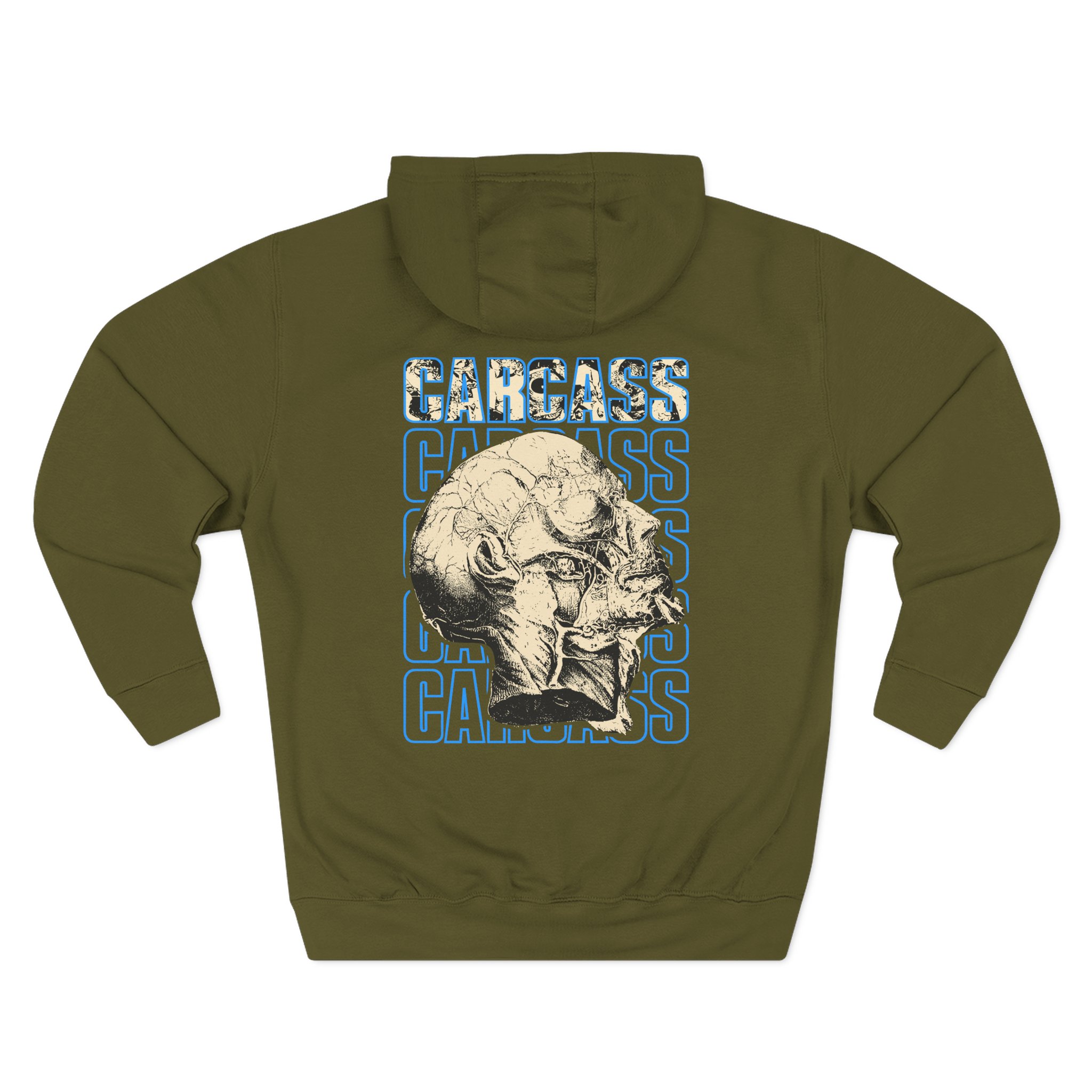 Carcass Head & Tools Three-Panel Fleece Hoodie - Image 12