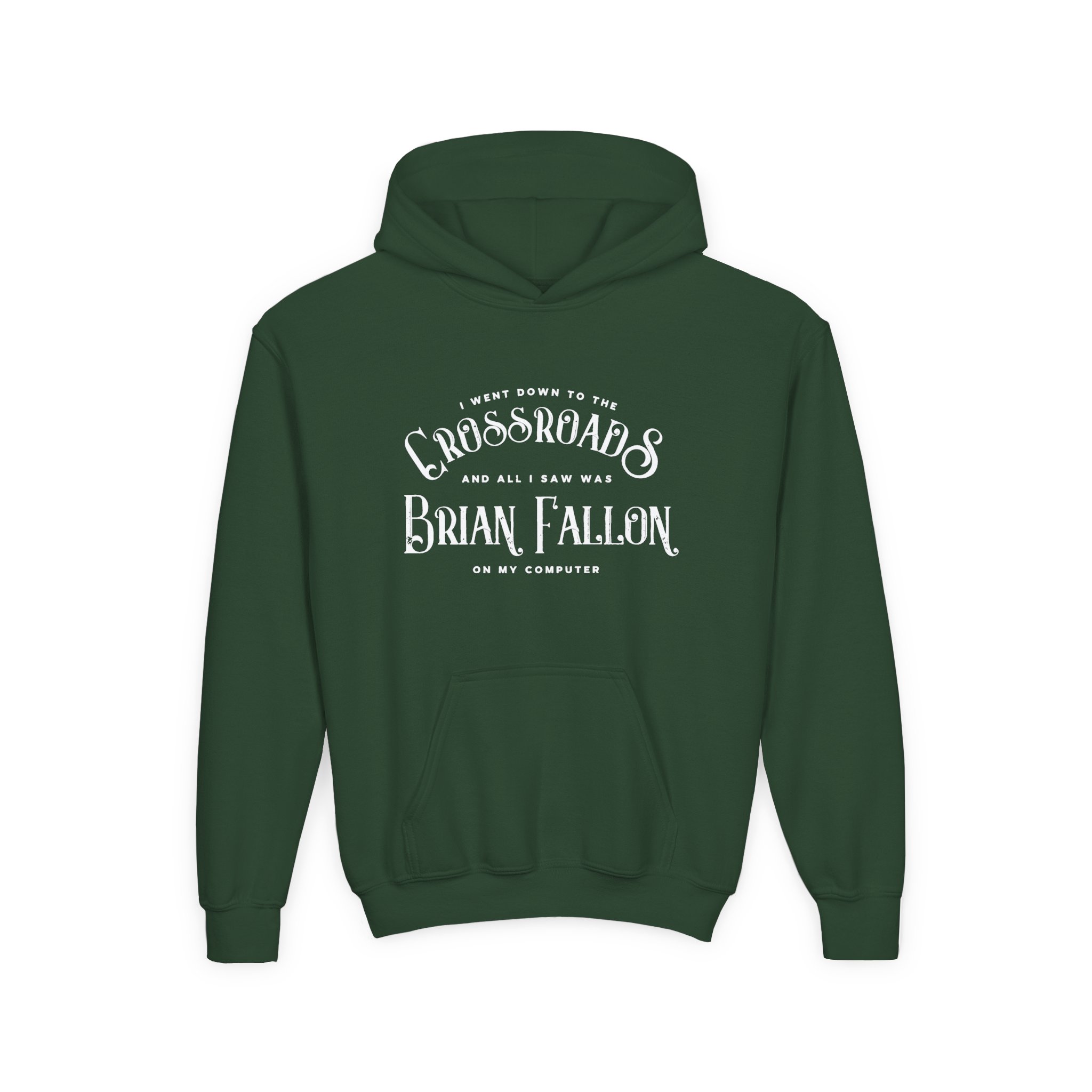 Brian Fallon Crossroads Youth Heavy Blend Hooded Sweatshirt - Image 5