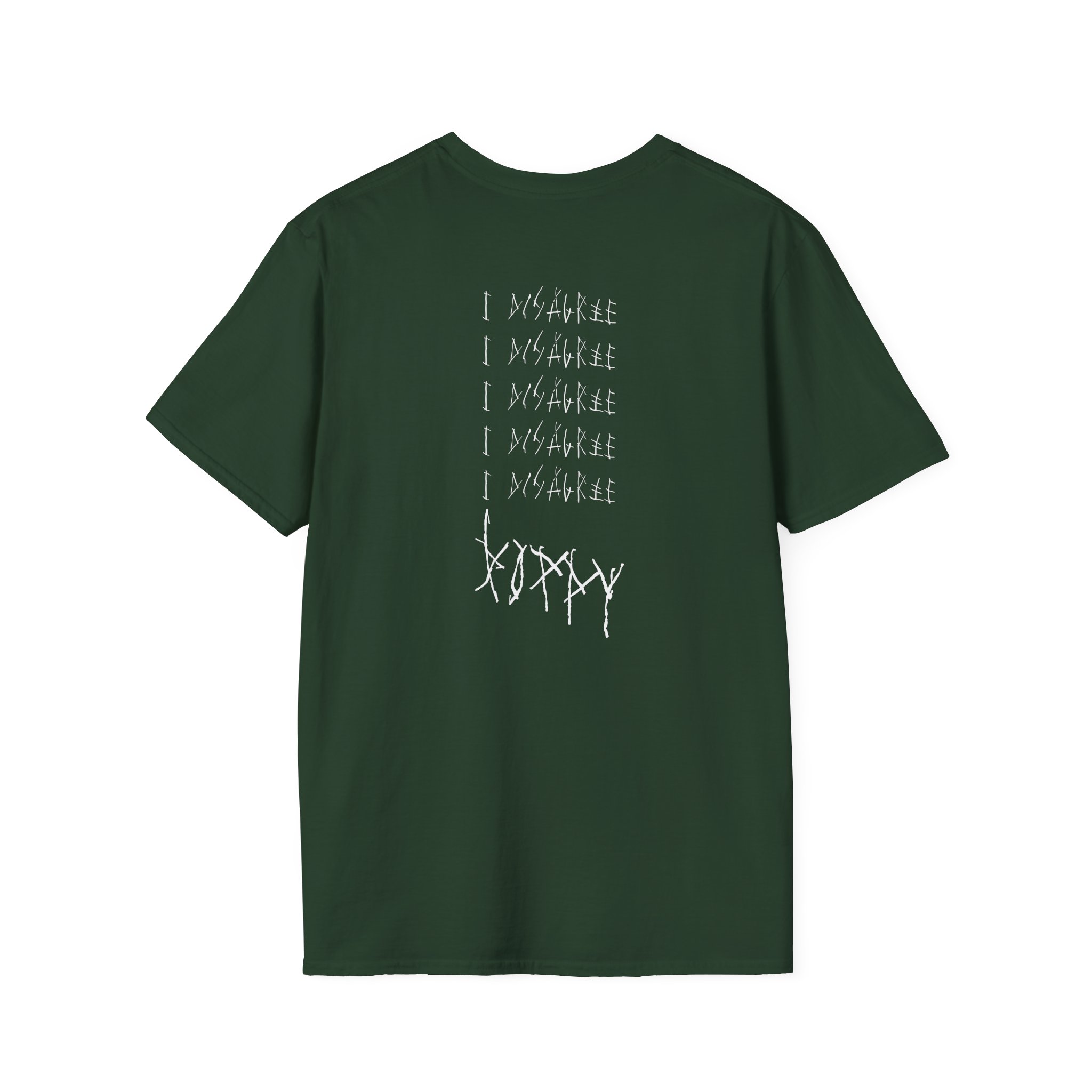 Poppy I Disagree' Album Artwork Unisex Softstyle T-Shirt - Image 6