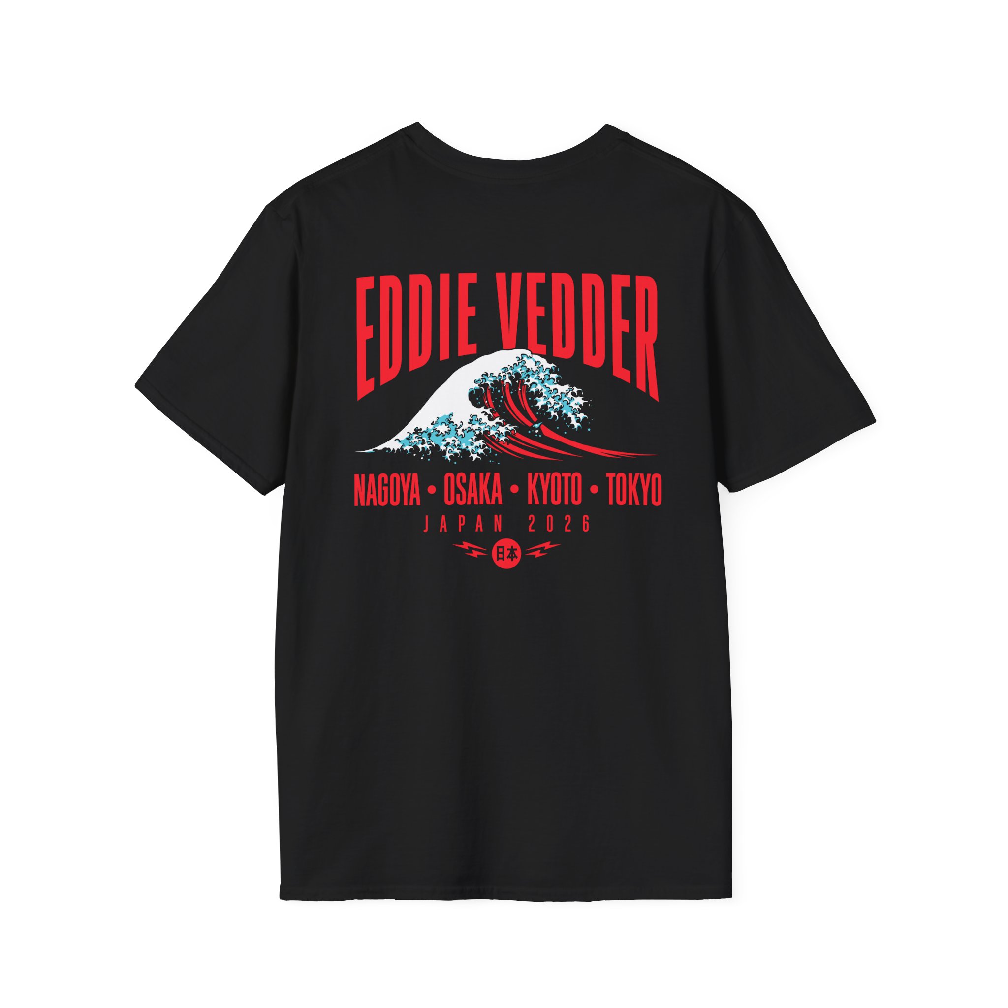 Eddie Vedder 2026 tour Unisex Softstyle T-Shirt - Image 2