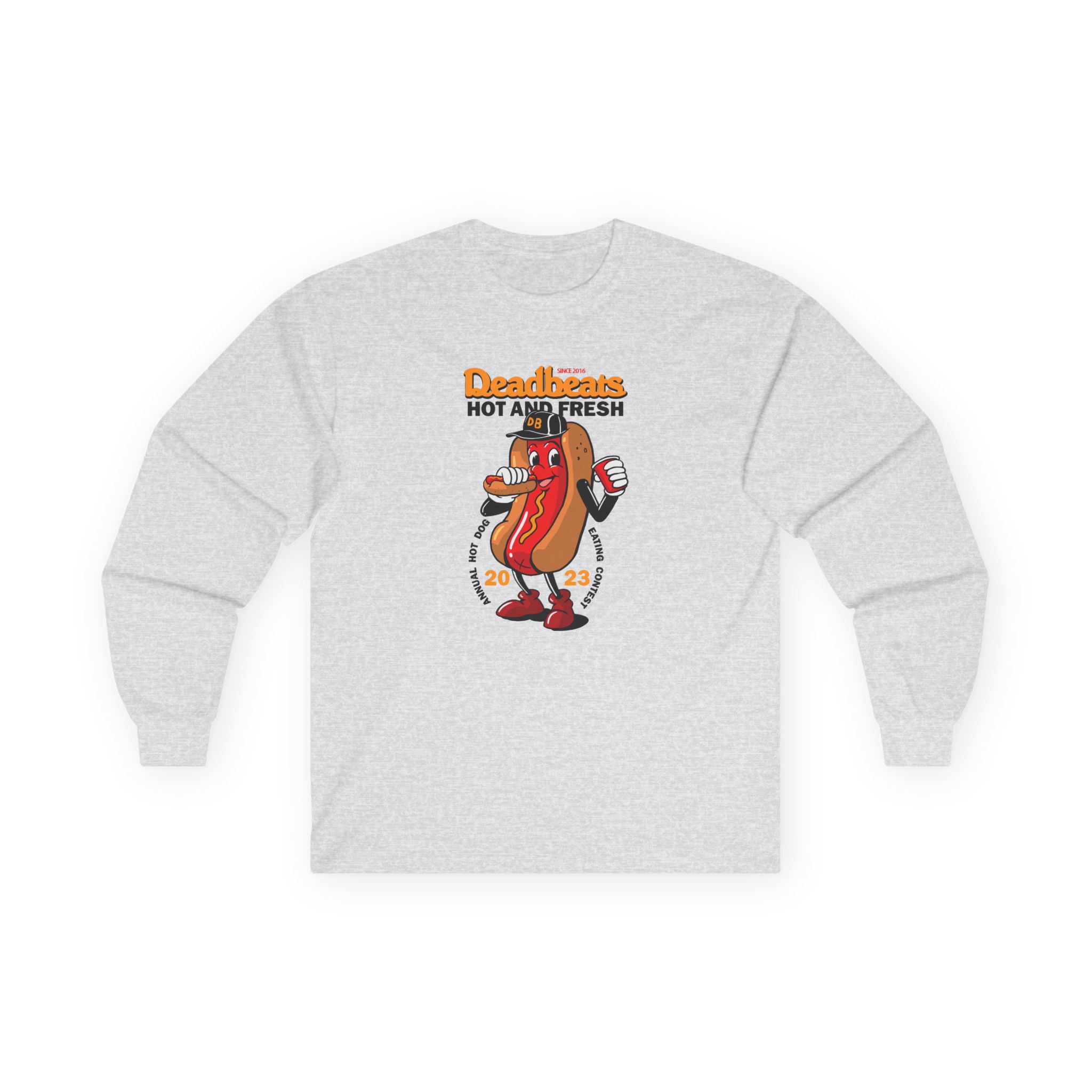 Deadbeats Jamboree Hot Dog Unisex Ultra Cotton Long Sleeve Tee - Image 3