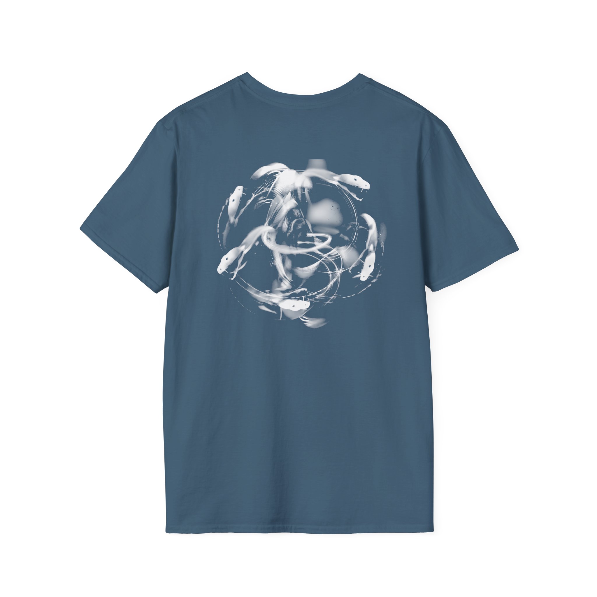 Meduza Serpente Circle Unisex Softstyle T-Shirt - Image 8