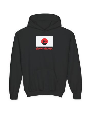 Eddie Vedder Flag Youth Heavy Blend Hooded Sweatshirt