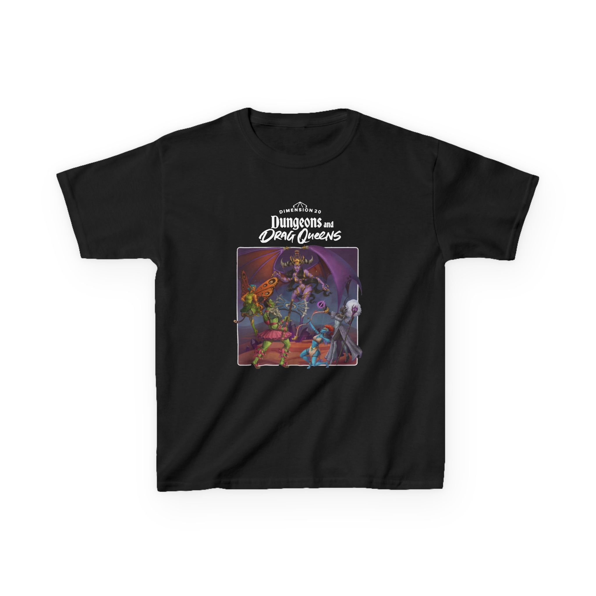Dropout Dungeons and Drag Queens Kids Heavy Cotton™ Tee