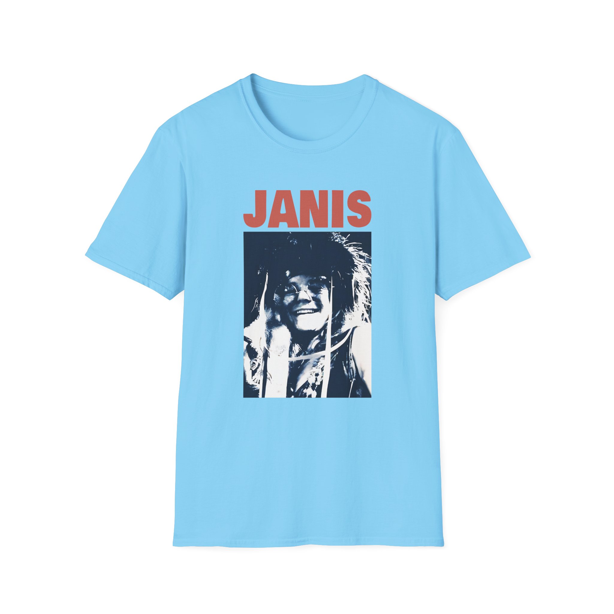 Janis Joplin Beatnick Unisex Softstyle T-Shirt - Image 19