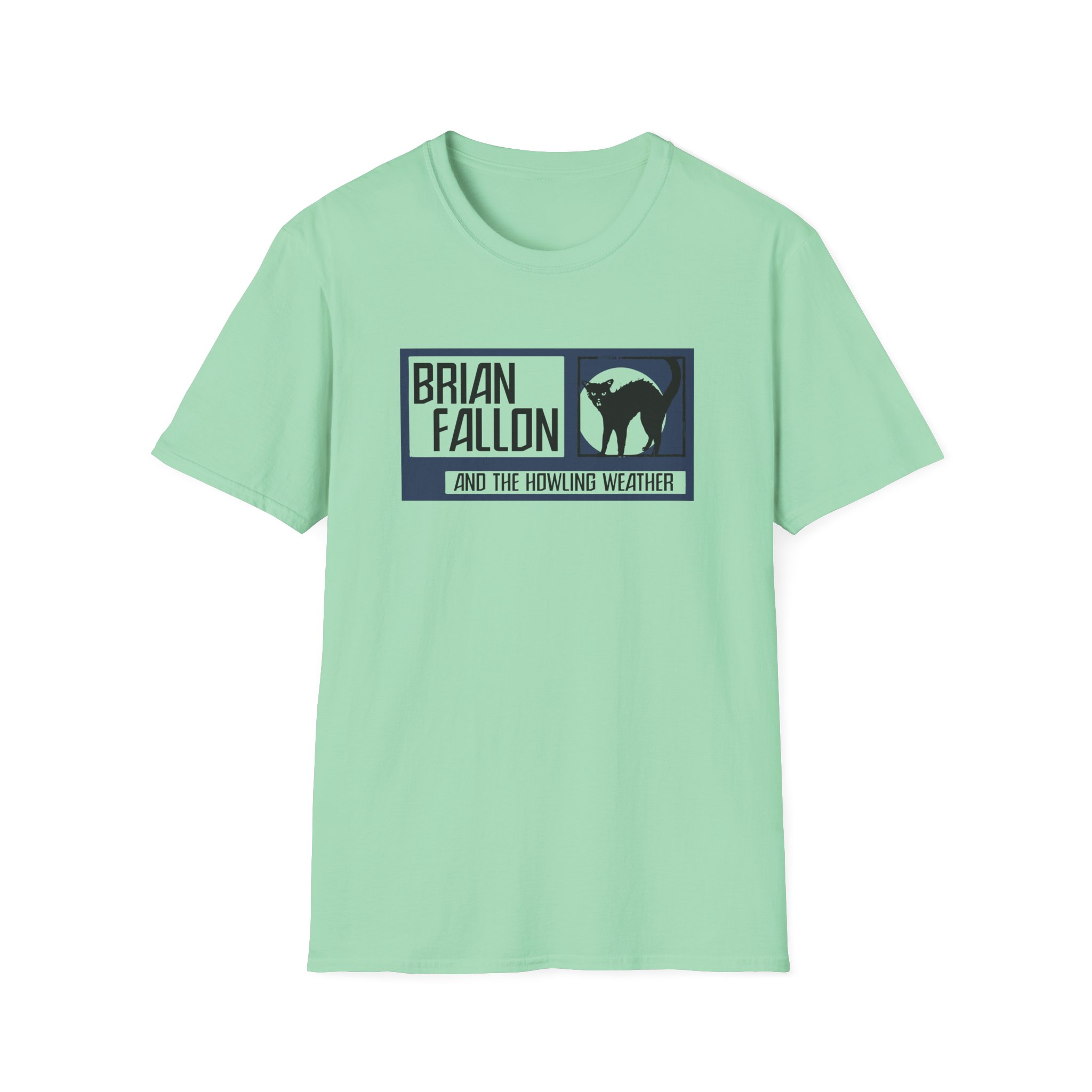 Brian Fallon Cat Unisex Softstyle T-Shirt - Image 9