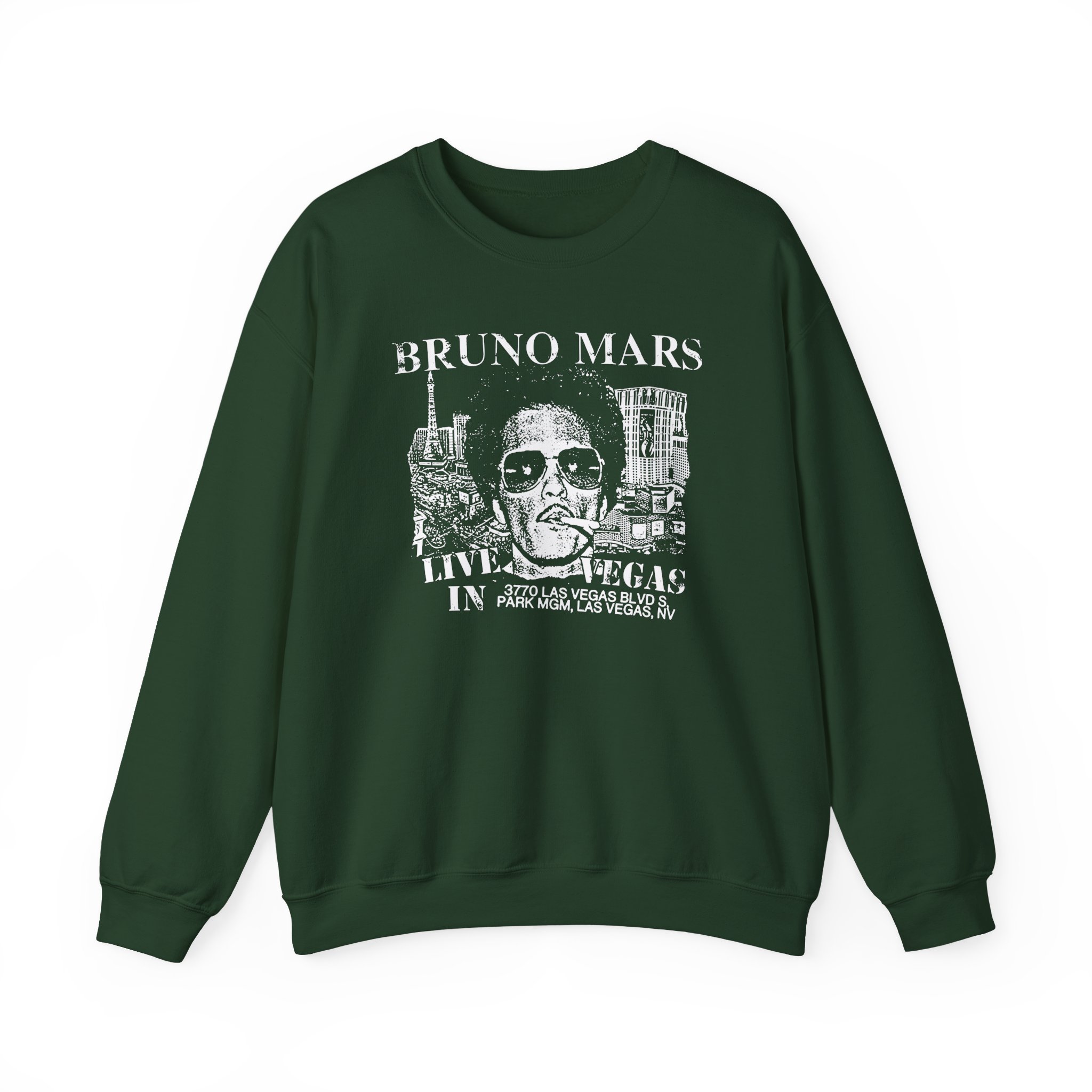 Bruno Mars Live In Vegas Unisex Heavy Blend™ Crewneck Sweatshirt - Image 7