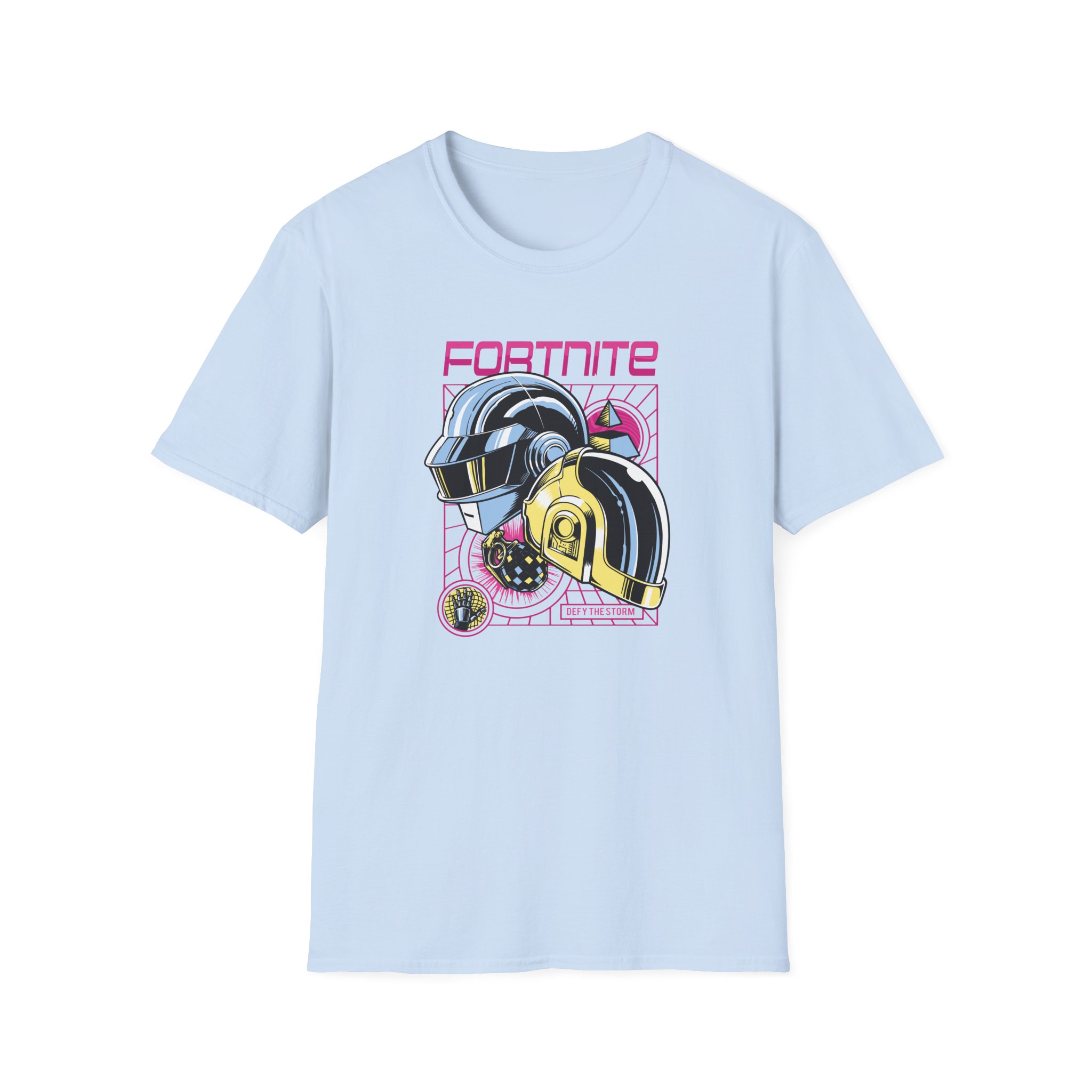 Daft Punk Fortnite X Daft Punk Unisex Softstyle T-Shirt - Image 21
