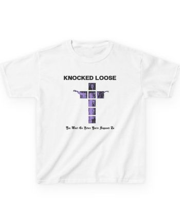 Knocked Loose Purple Cross Kids Heavy Cotton™ Tee