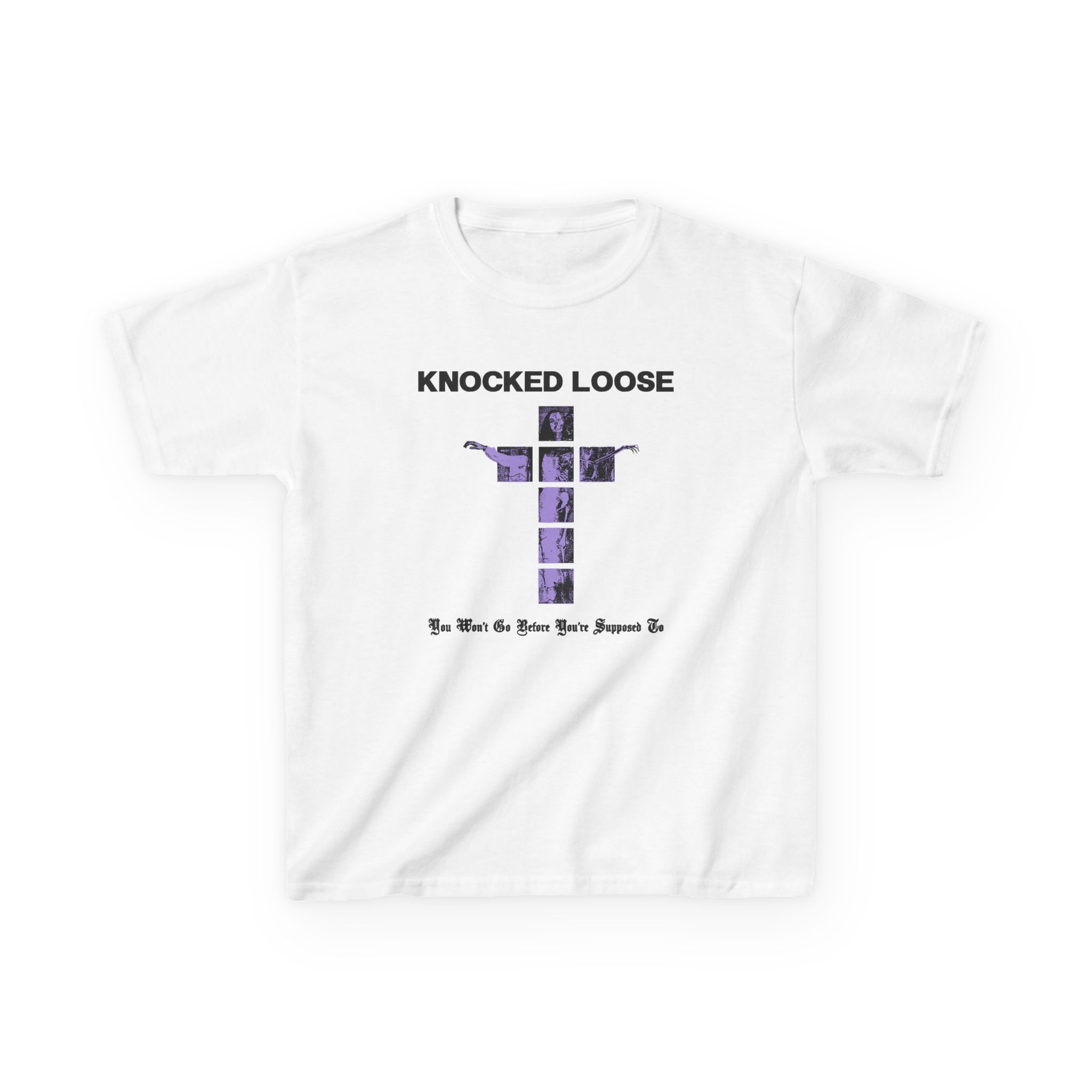 Knocked Loose Purple Cross Kids Heavy Cotton™ Tee