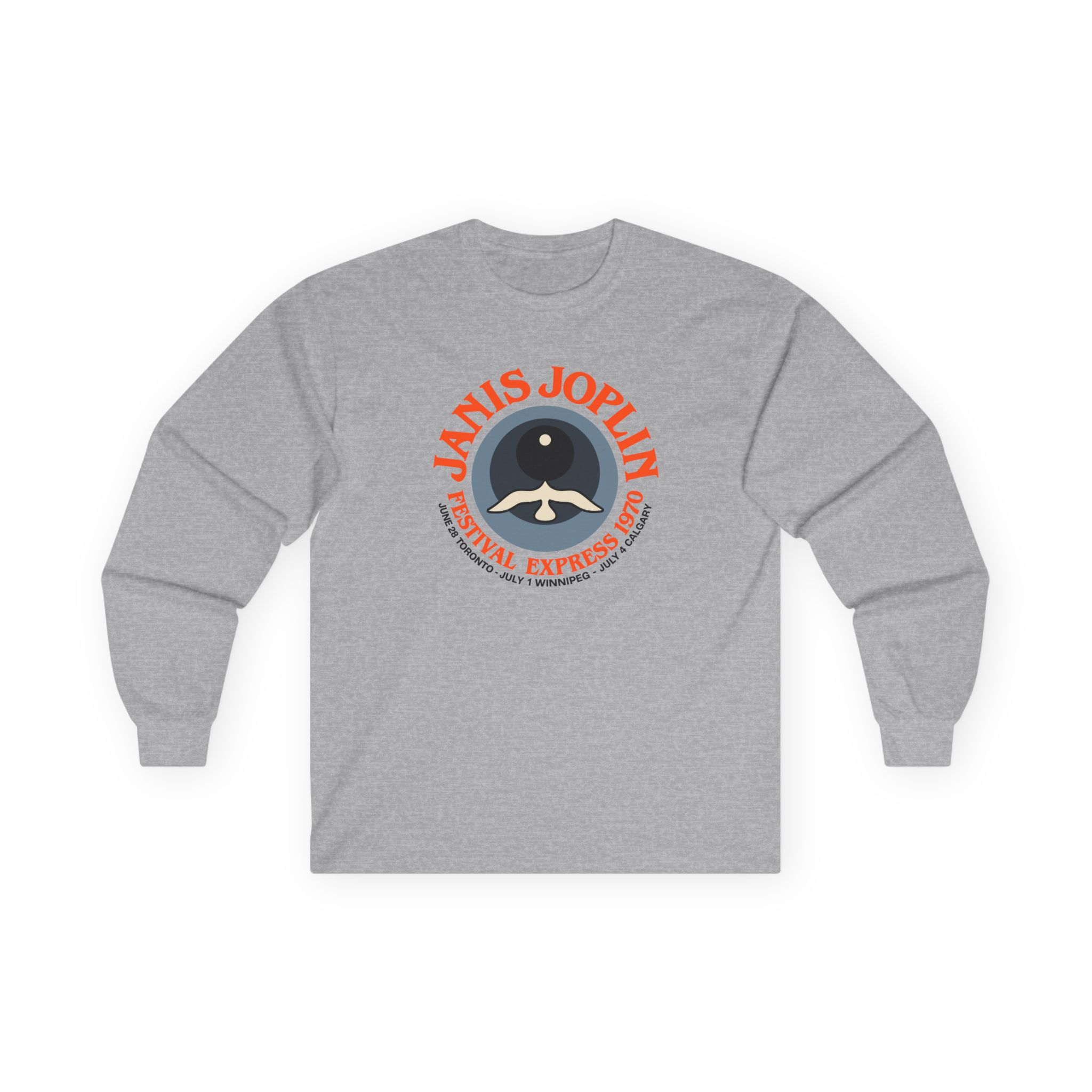 Janis Joplin Festival Express 1970 Unisex Ultra Cotton Long Sleeve Tee - Image 5