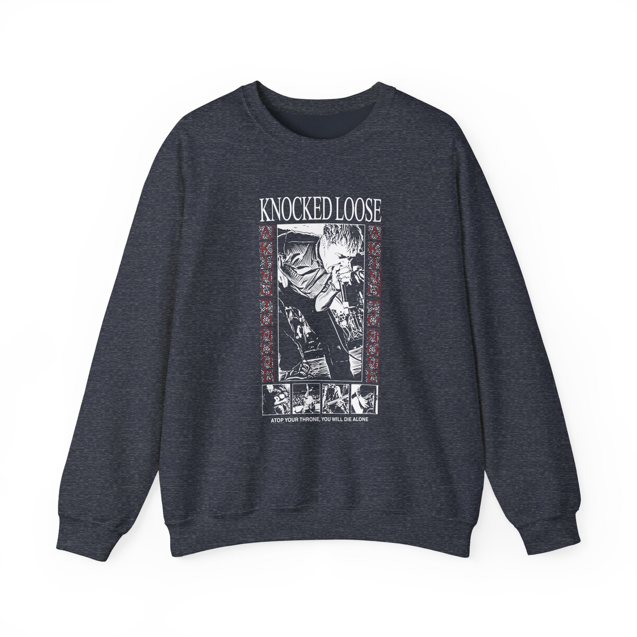 Knocked Loose Atop Your Throne Unisex Heavy Blend™ Crewneck Sweatshirt - Image 7