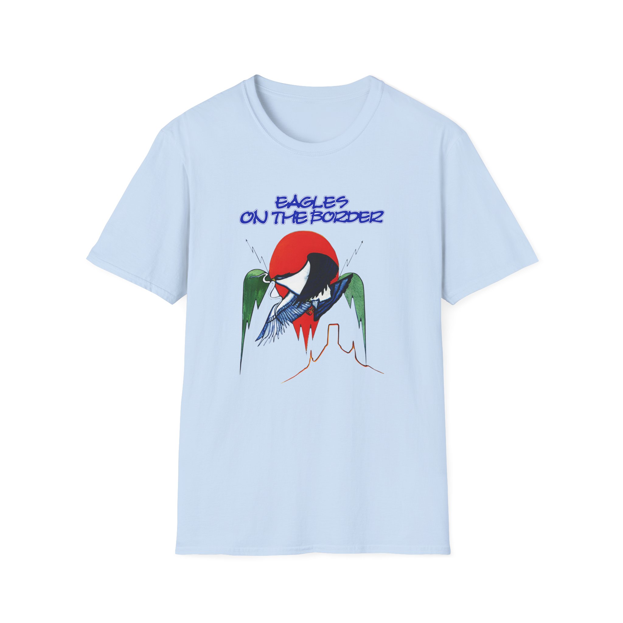 The Eagles on the Border Unisex Softstyle T-Shirt - Image 17