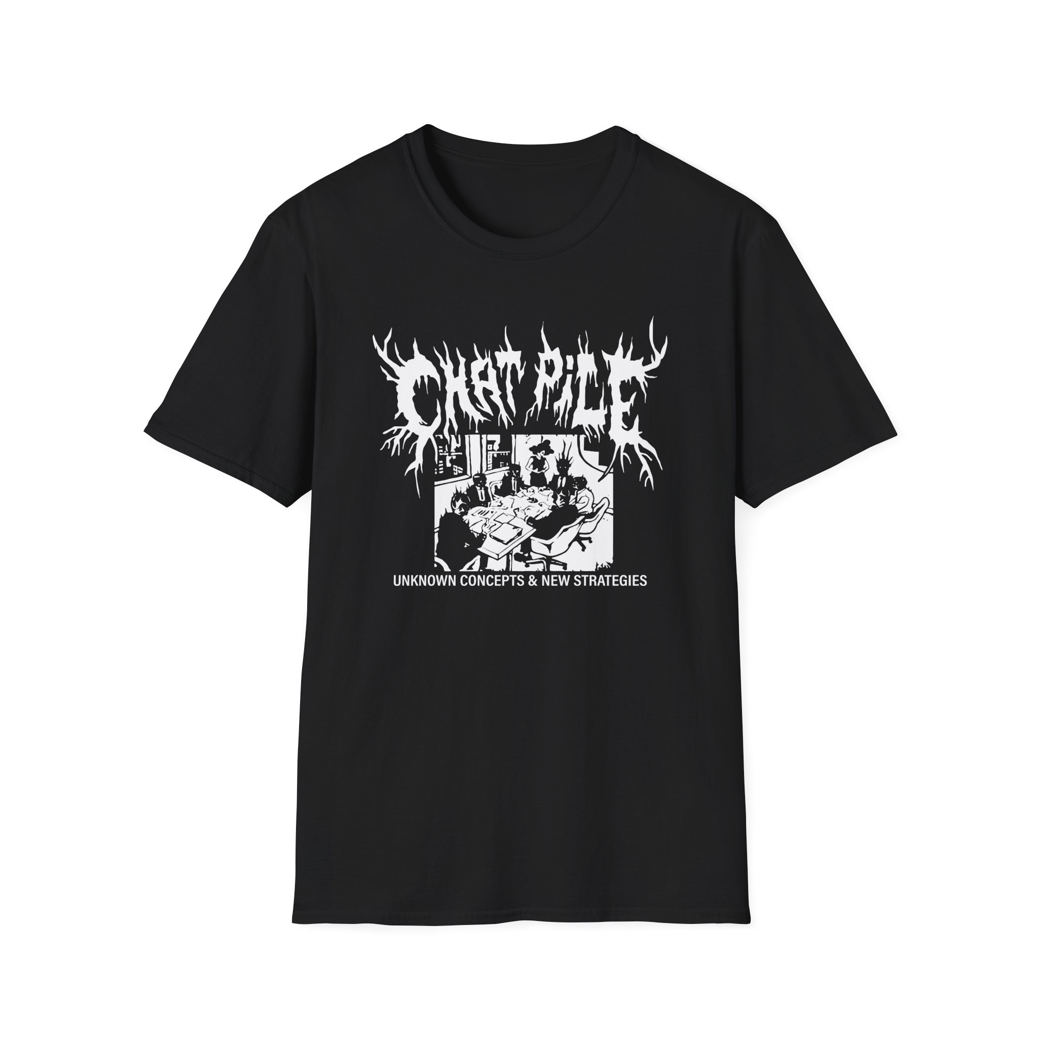 Chat Pile Show Poster Los Angeles Unisex Softstyle T-shirt