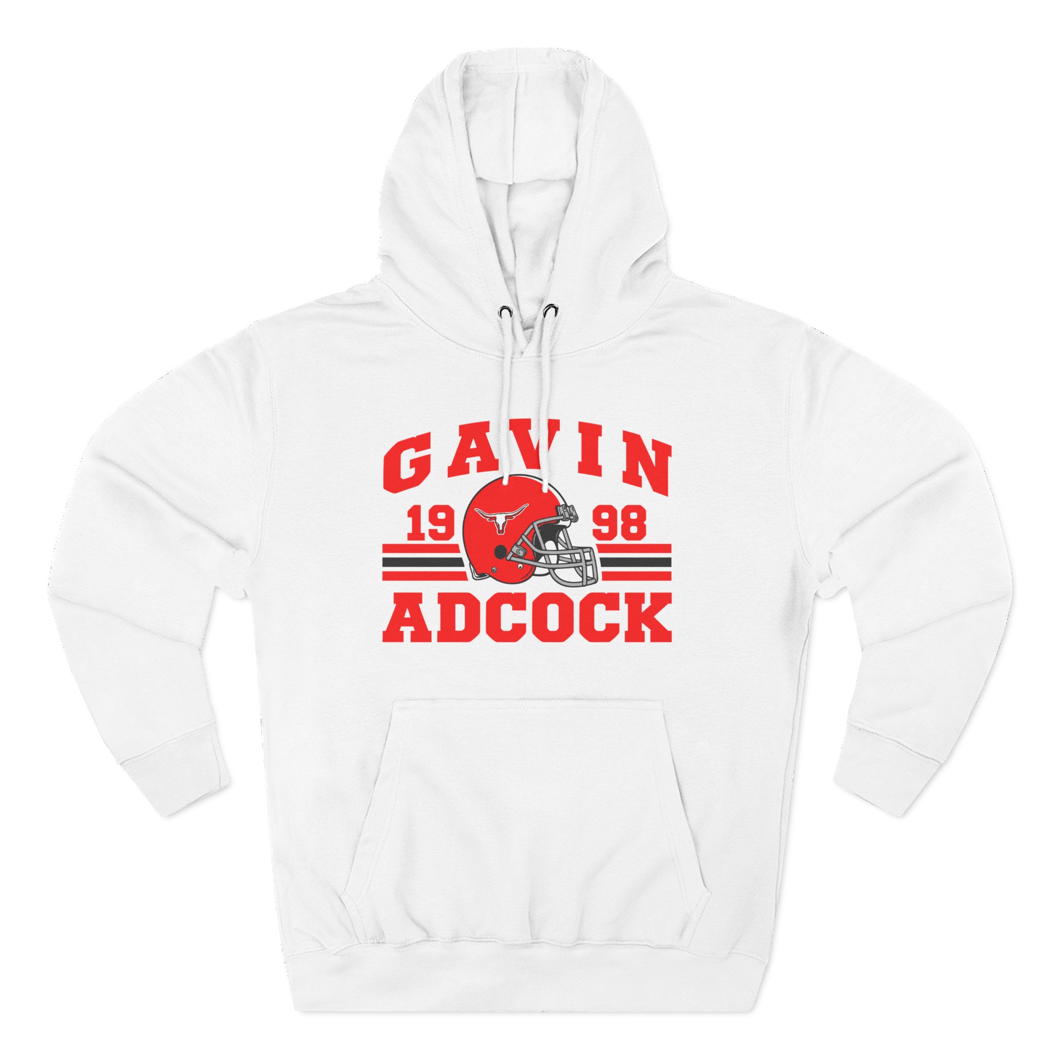 Gavin Adcock Football Three-Panel Fleece Hoodie