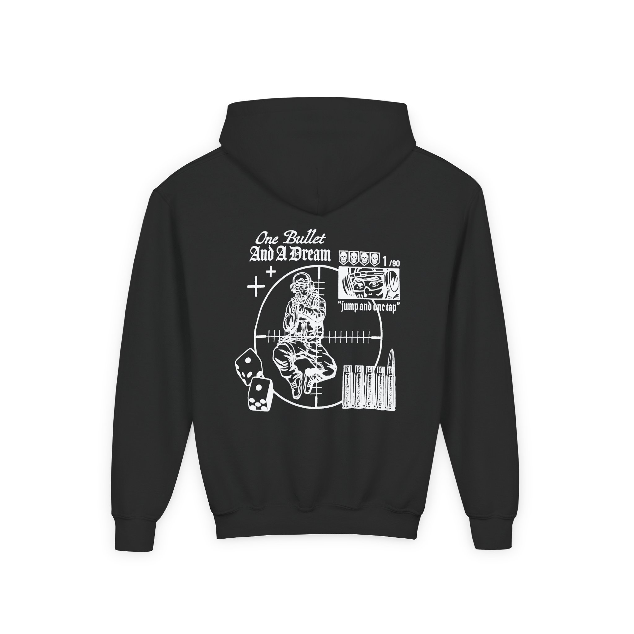 Shroud One Bulle Youth Heavy Blend Hooded Sweatshirt - Image 2