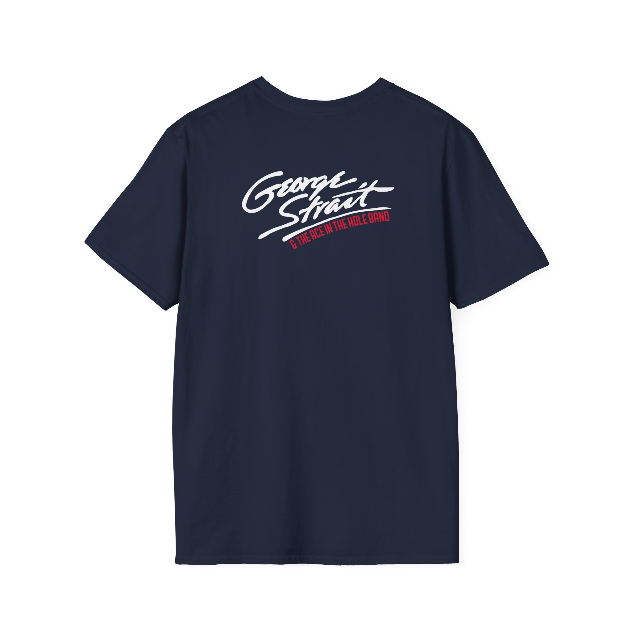 George Strait Satin Unisex Softstyle T-Shirt - Image 14