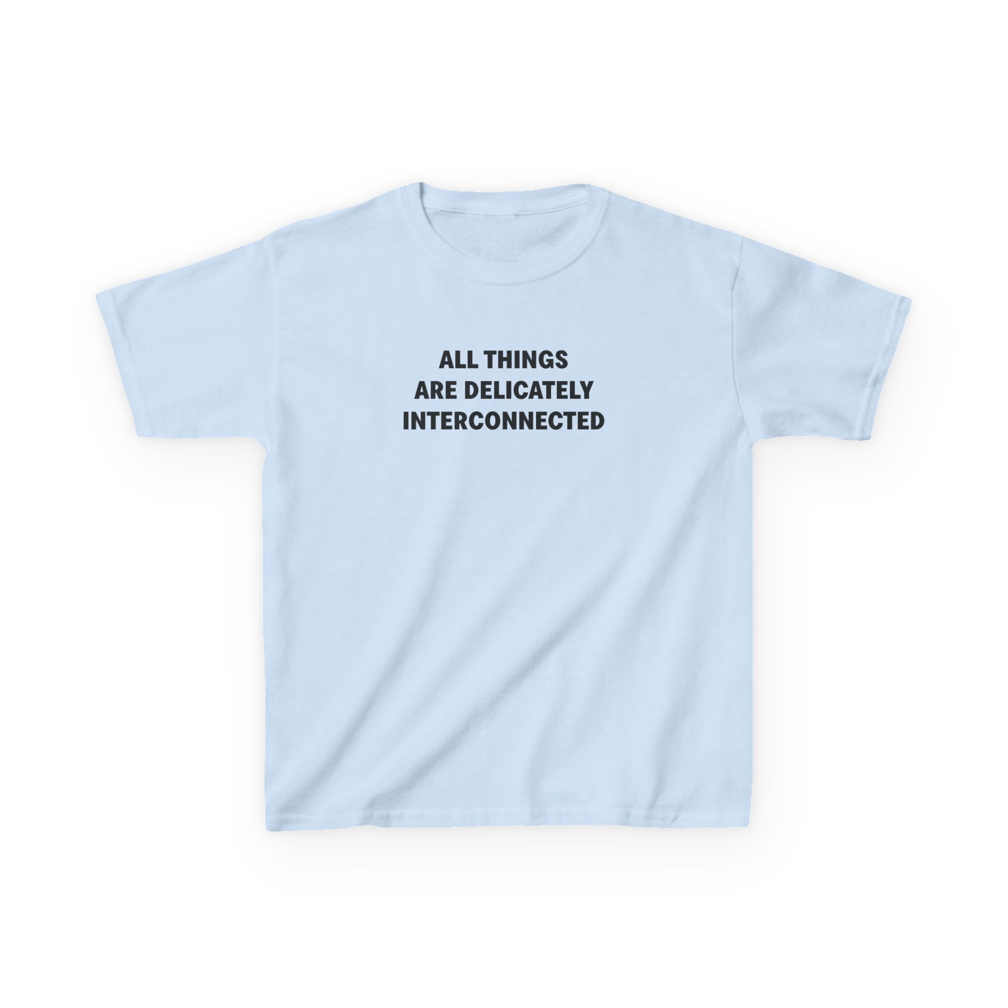 Jenny Holzer All Things Are Delicately Interconnected Kids Heavy Cotton™ Tee - Image 9