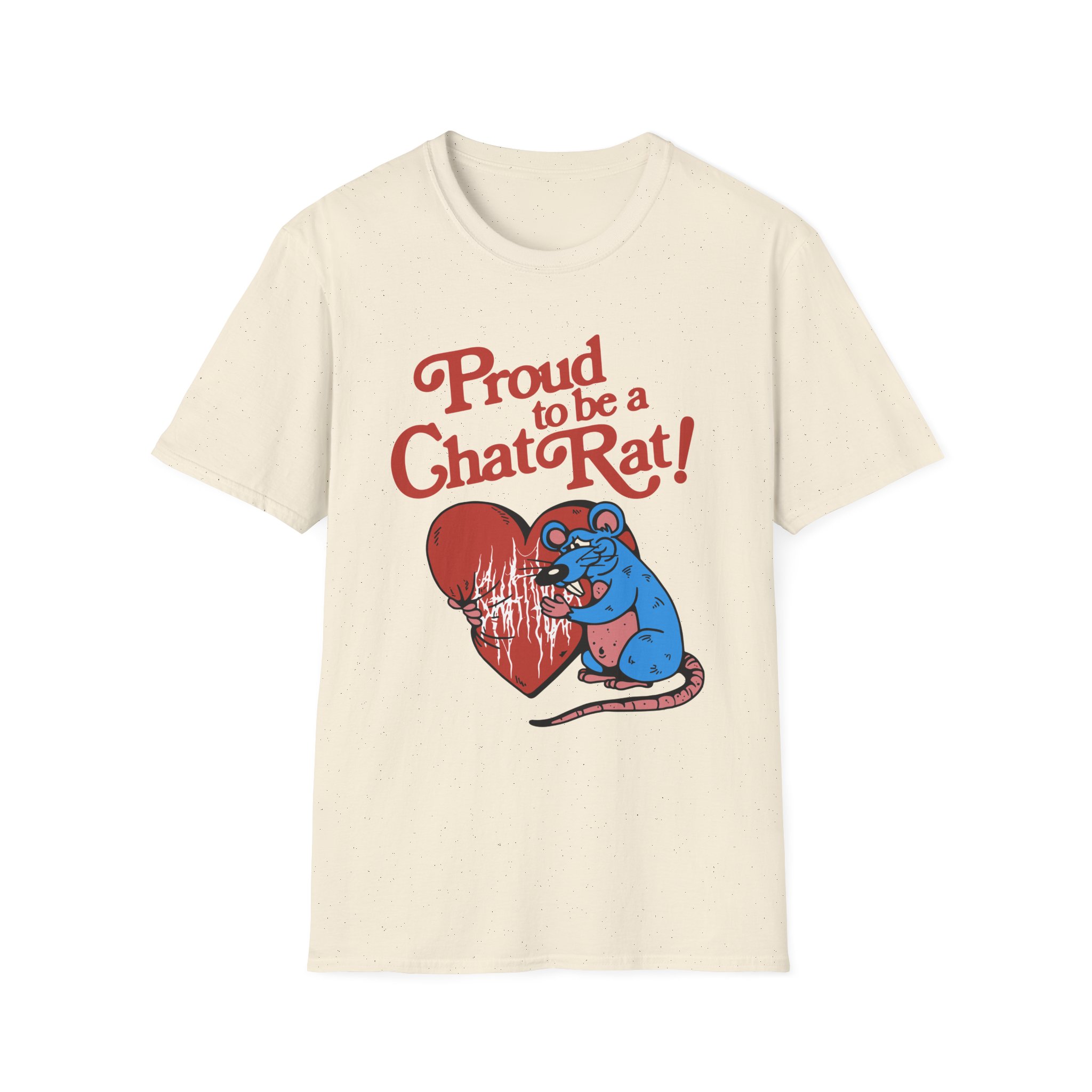 Chat Pile Chat Rat Unisex Softstyle T-shirt - Image 11