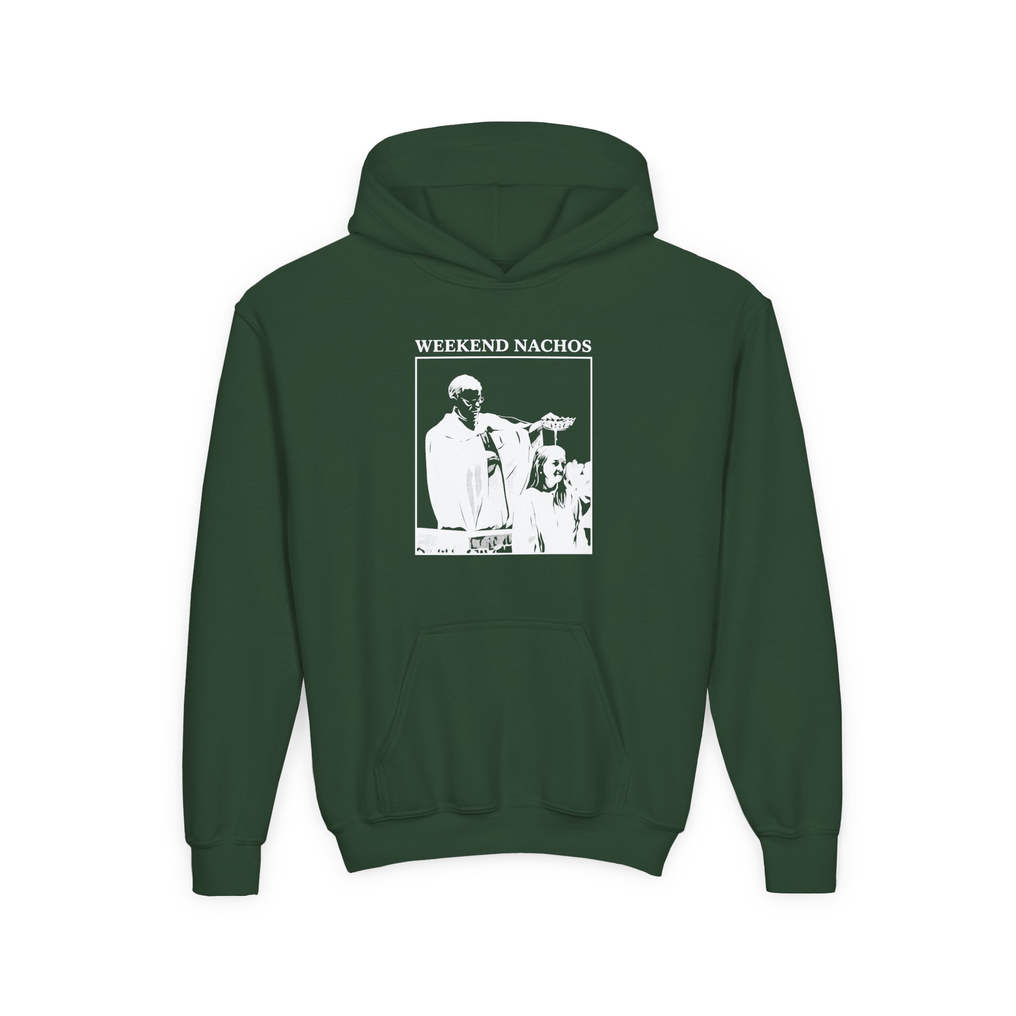 Youth Weekend Nachos Heavy Blend Hooded Sweatshirt - Image 5