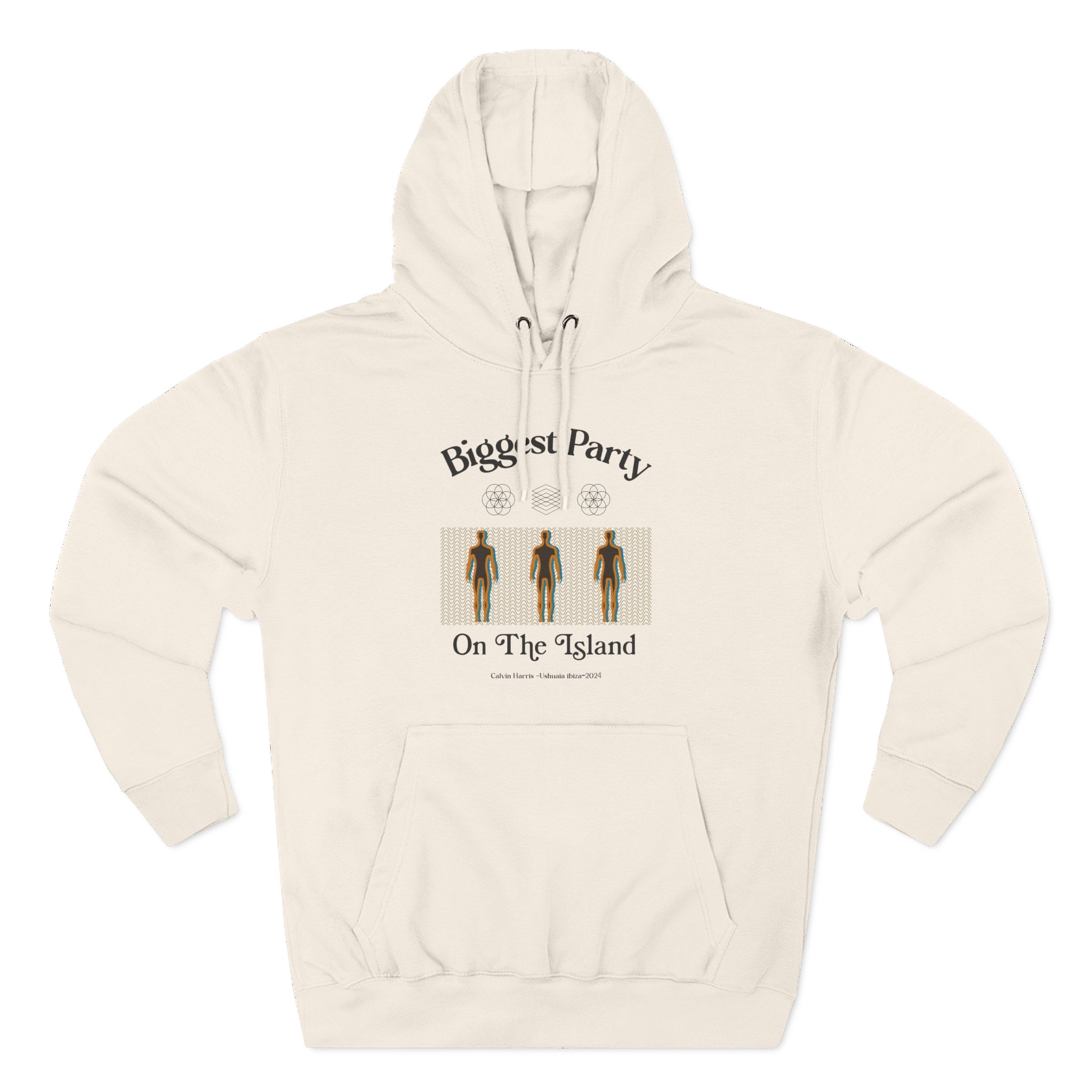 Calvin Harris Ushuaia Higher Island Party Three-Panel Fleece Hoodie - Image 5