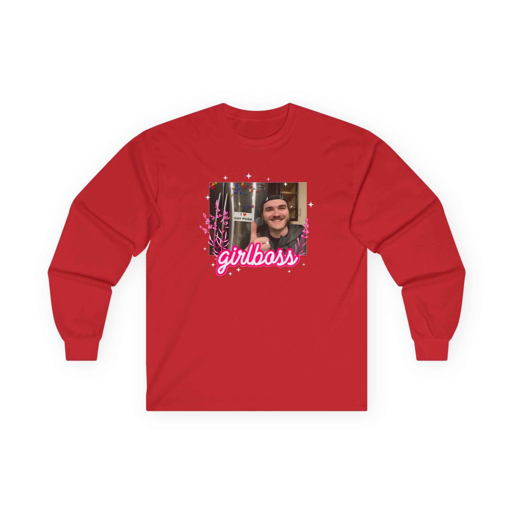 Jschlatt Girlboss Unisex Ultra Cotton Long Sleeve Tee - Image 17