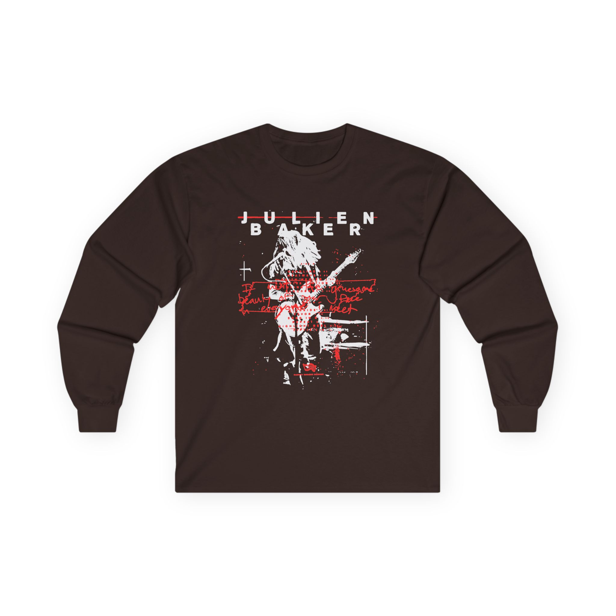 Julien Baker Live Flier Unisex Ultra Cotton Long Sleeve Tee - Image 3