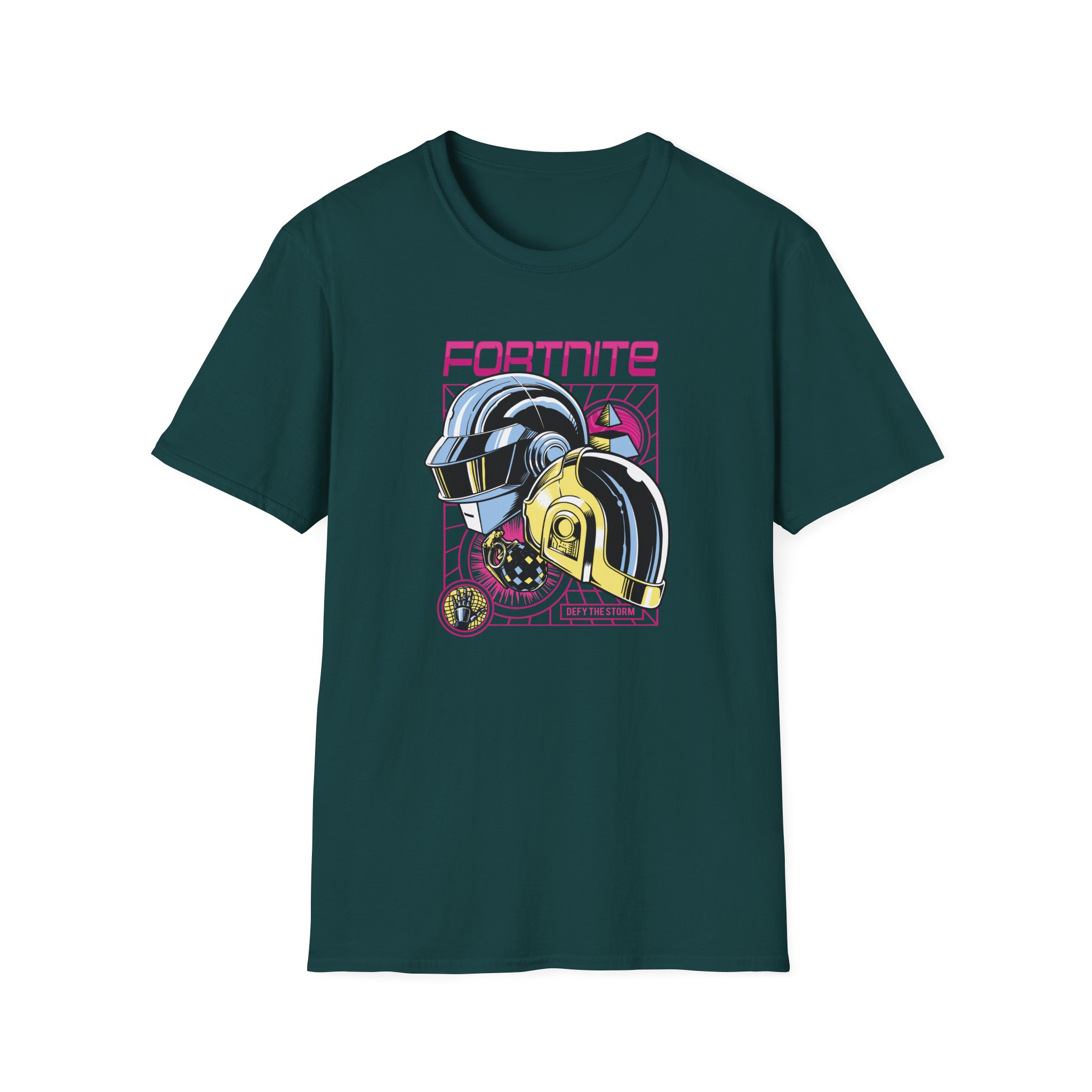 Daft Punk Fortnite X Daft Punk Unisex Softstyle T-Shirt - Image 17