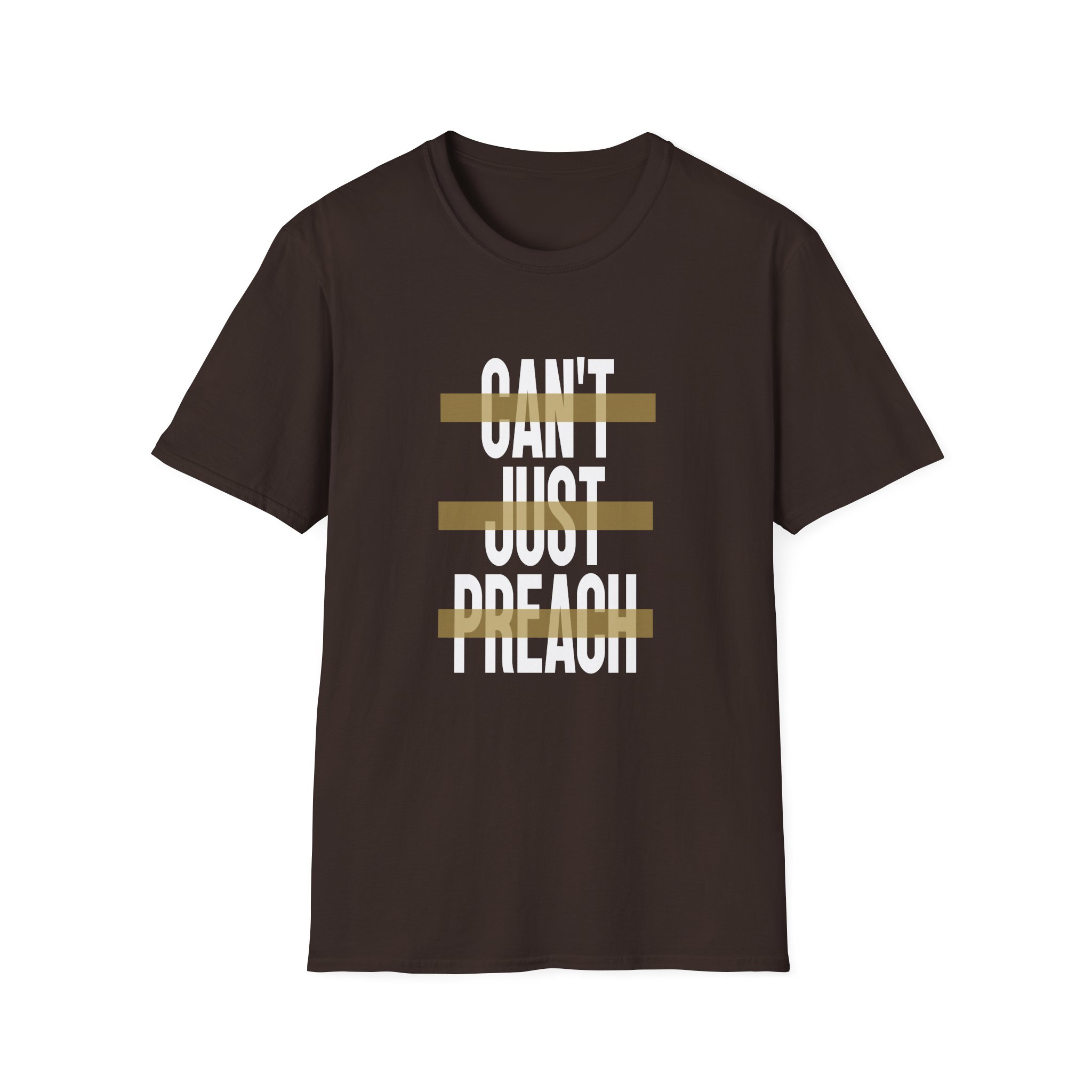 John Legend Can't Just Preach Unisex Softstyle T-Shirt - Image 5