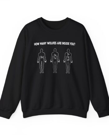 Caroline Polachek How Many Wolves Unisex Heavy Blend™ Crewneck Sweatshirt
