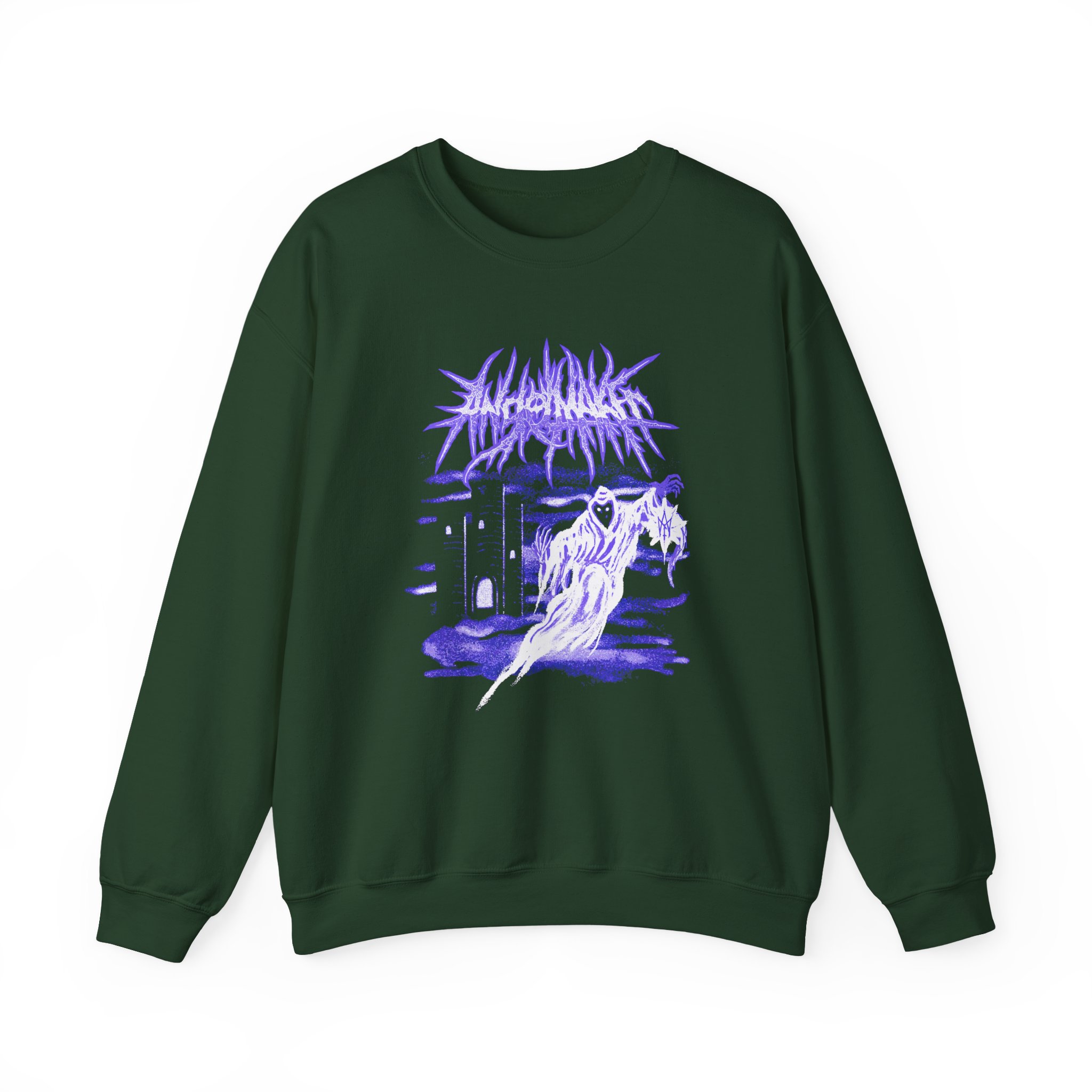 Angelmaker Spooky Unisex Heavy Blend™ Crewneck Sweatshirt - Image 5