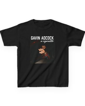 Gavin Adcock a Cigarette Black Photo Kids Heavy Cotton™ Tee