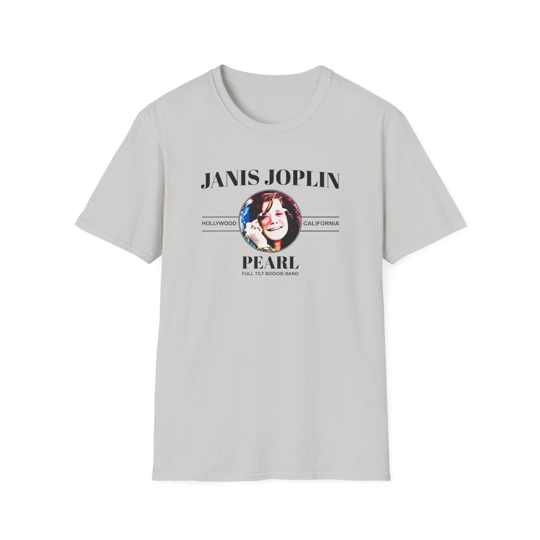 Janis Joplin Pearl Unisex Softstyle T-shirt - Image 5