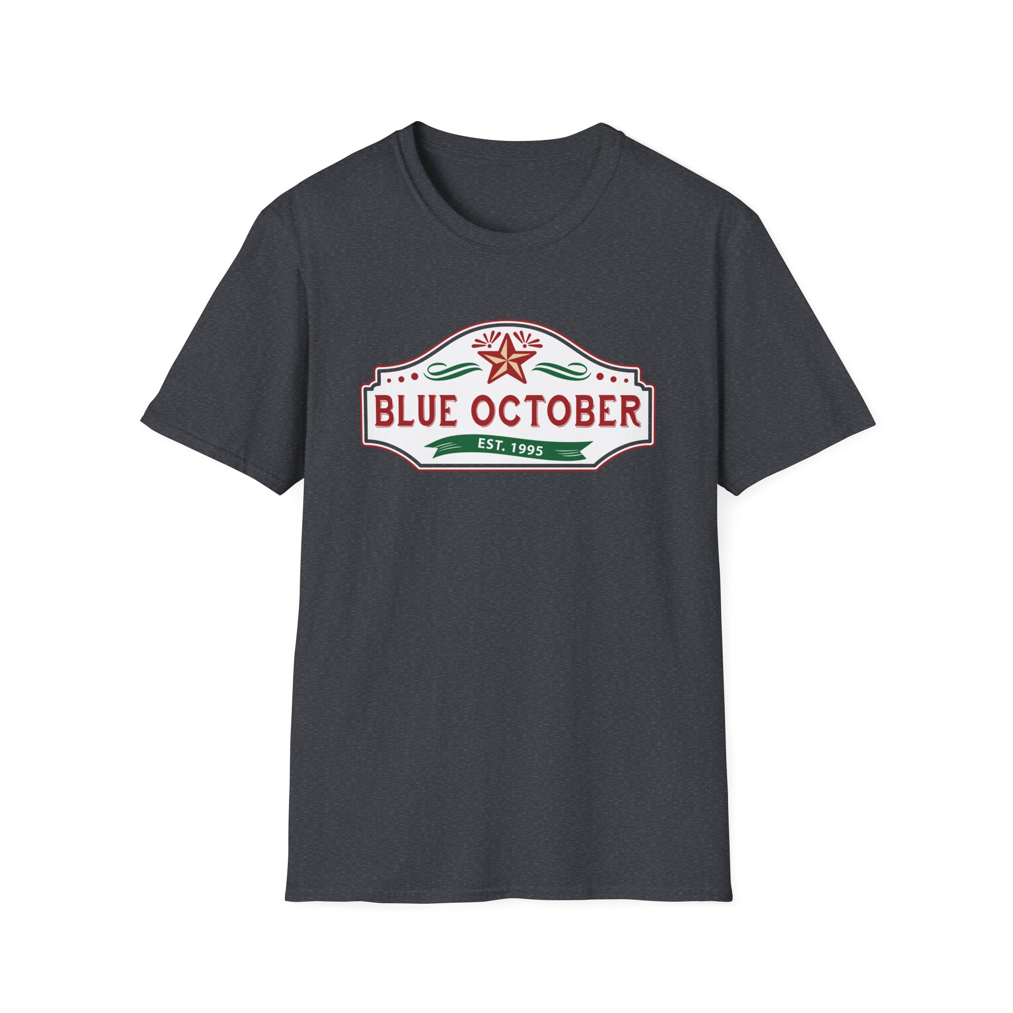 Blue October Est 1995 Unisex Softstyle T-Shirt - Image 15