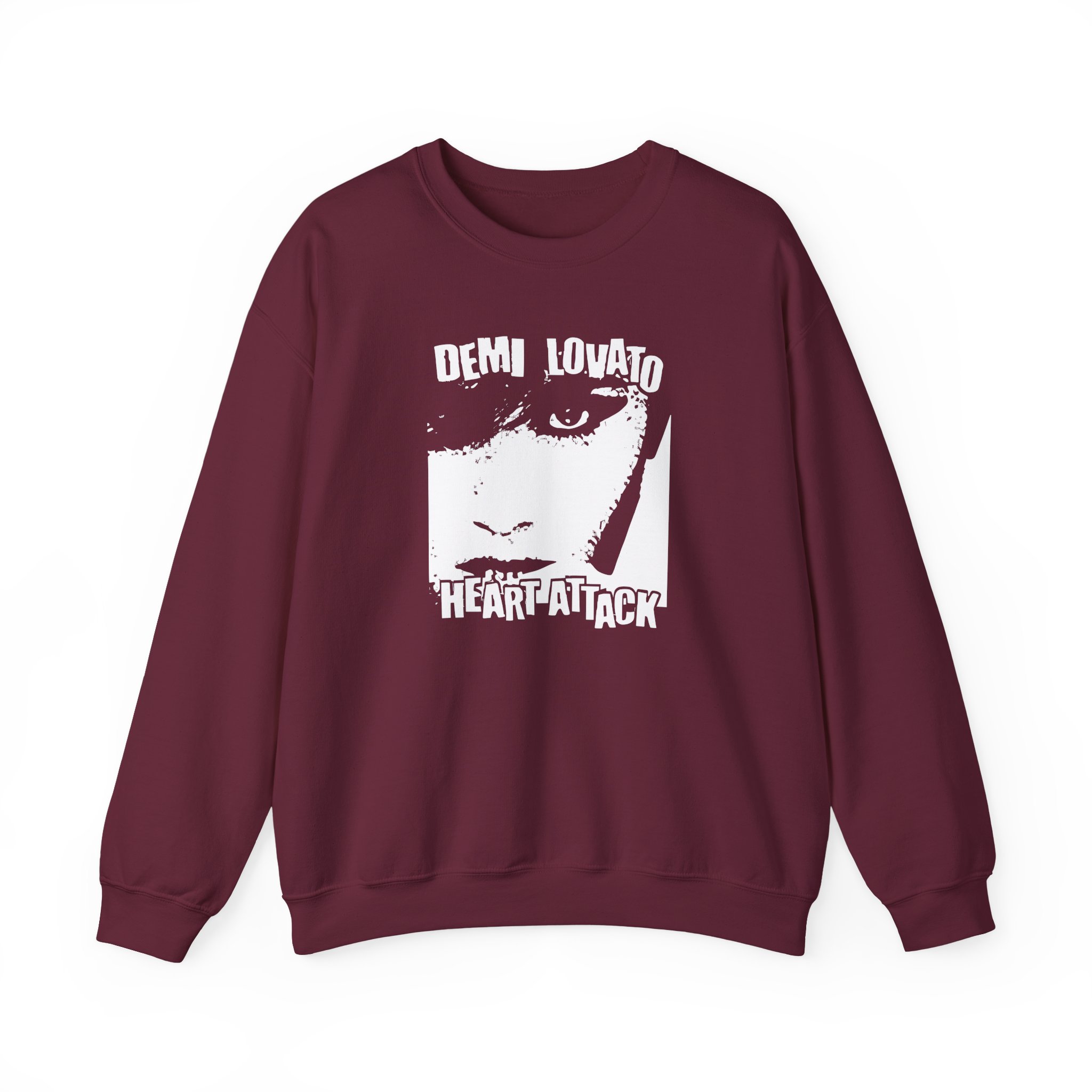 D L Heart Attack Anniversary Unisex Heavy Blend™ Crewneck Sweatshirt - Image 3